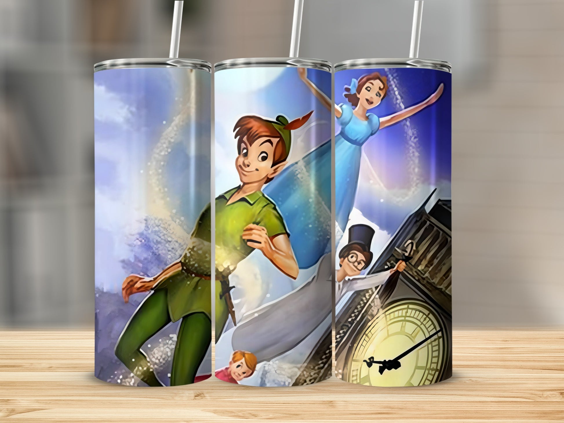Peter Pan Themed Vibrant Durable Tumbler Drinkware