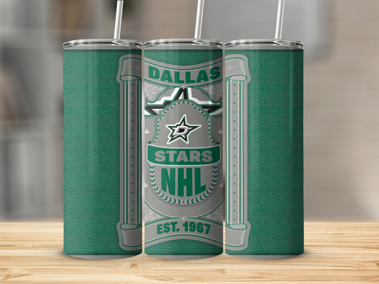 Dallas Stars NHL Established 1967 Team Logo Tumbler