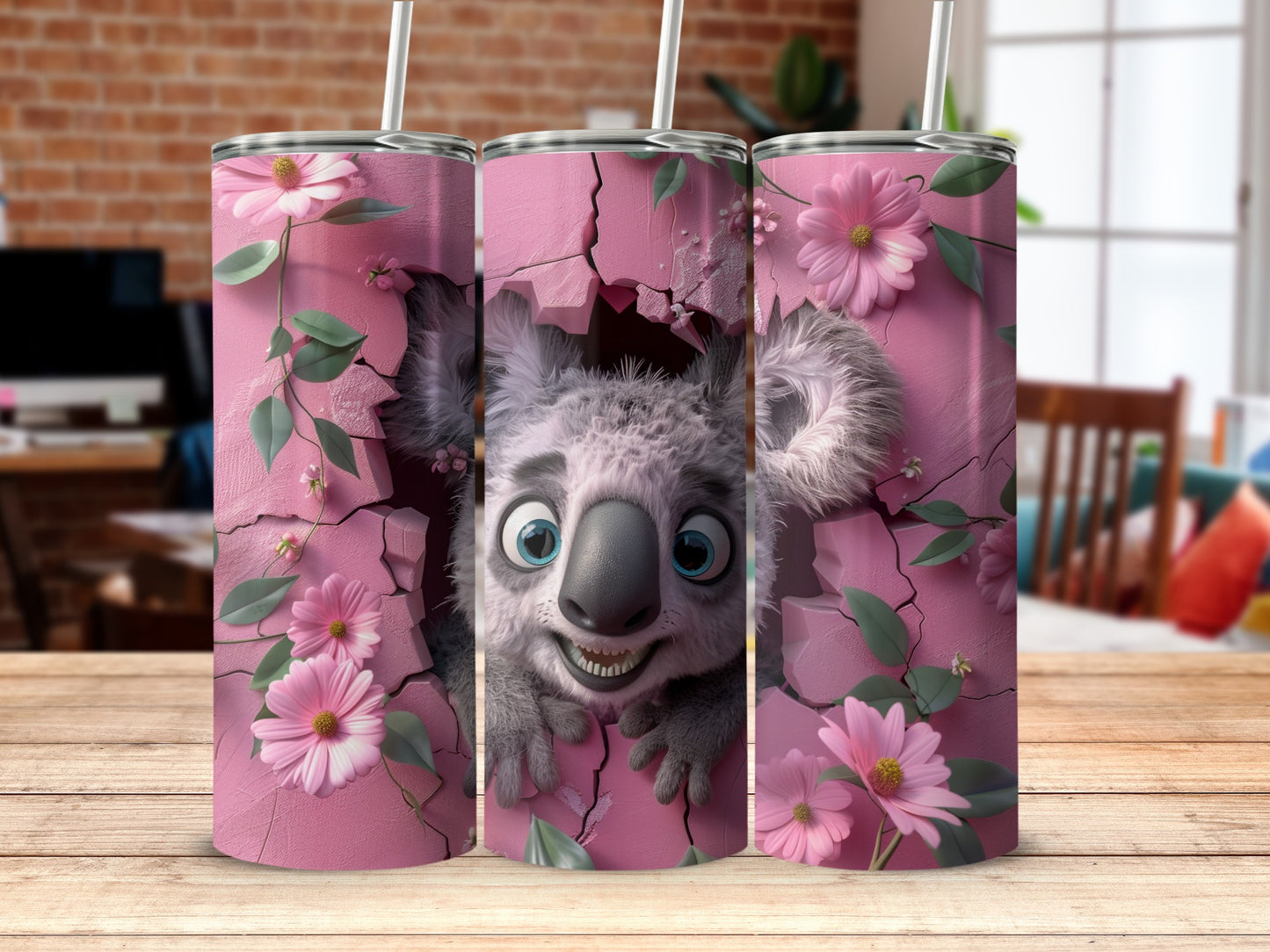 Smiling Koala Peek Pink Cracked Wall Flowers Product Type

koala tumbler
pink koala design
cracked wall graphic
cute animal print
smiling koala art
floral tumbler
koala lover gift
unique beverage
fun drinkware
wildlife koala
pink flower design
tumbler wrap art
animal character
happy koala
textured design
nature inspired
aesthetic tumbler
sweet animal
creative graphic
cartoon koala