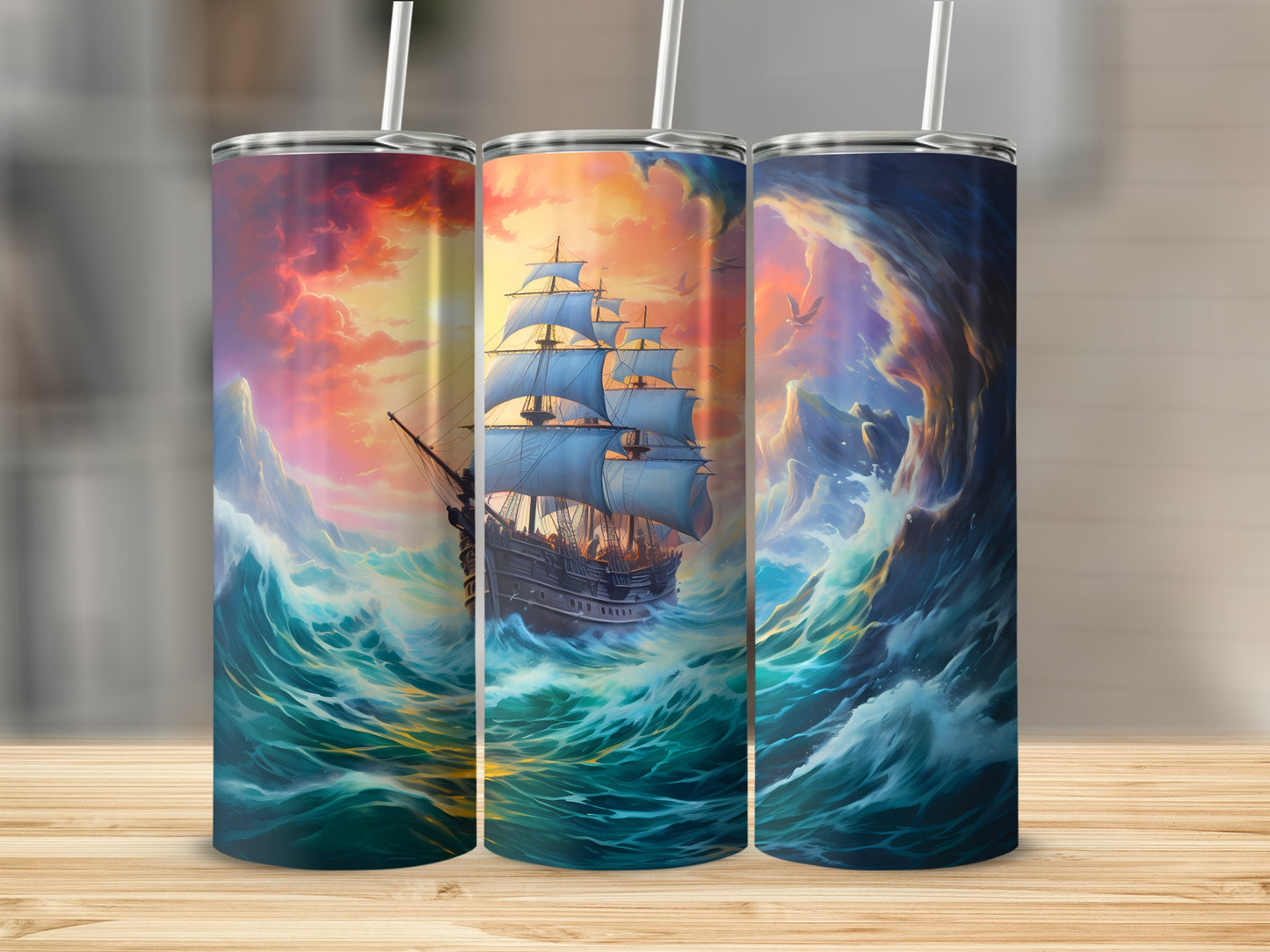 Grand Pirate Galleon Rough Waters Nautical Scene product type
pirate ship, galleon, stormy sea, ocean waves, nautical art, sea adventure, ocean journey, ship illustration, vessel design, dramatic sky, sailing scene, epic voyage, fantasy ship, rough waters, drinkware art, ocean theme, adventure art, marine artwork, seascape design, voyager vessel