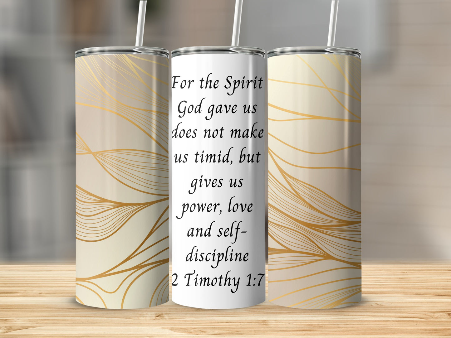 For the Spirit God gave us drinkware product
