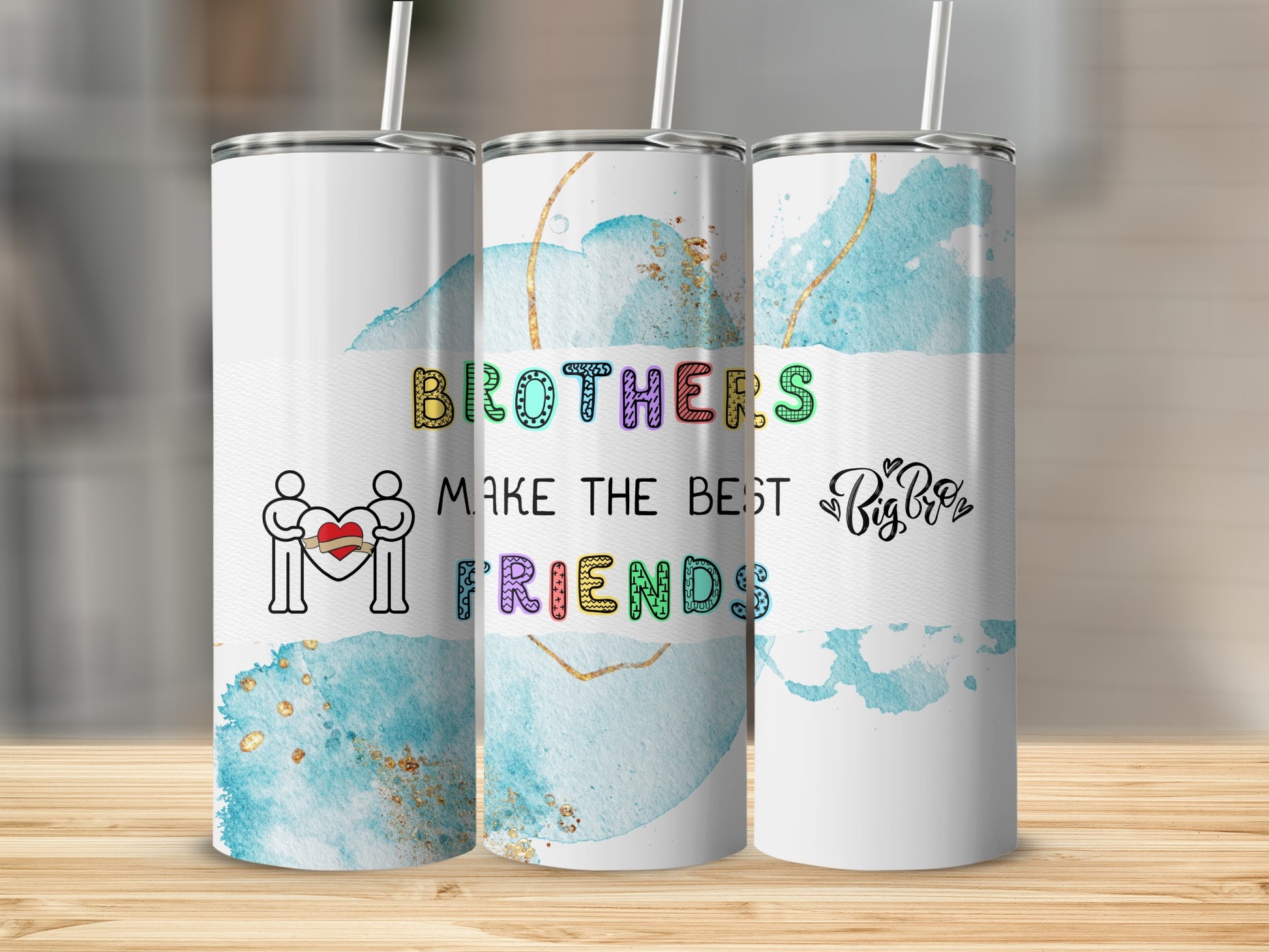 Brothers Make the Best Friends Big Bro Tumbler