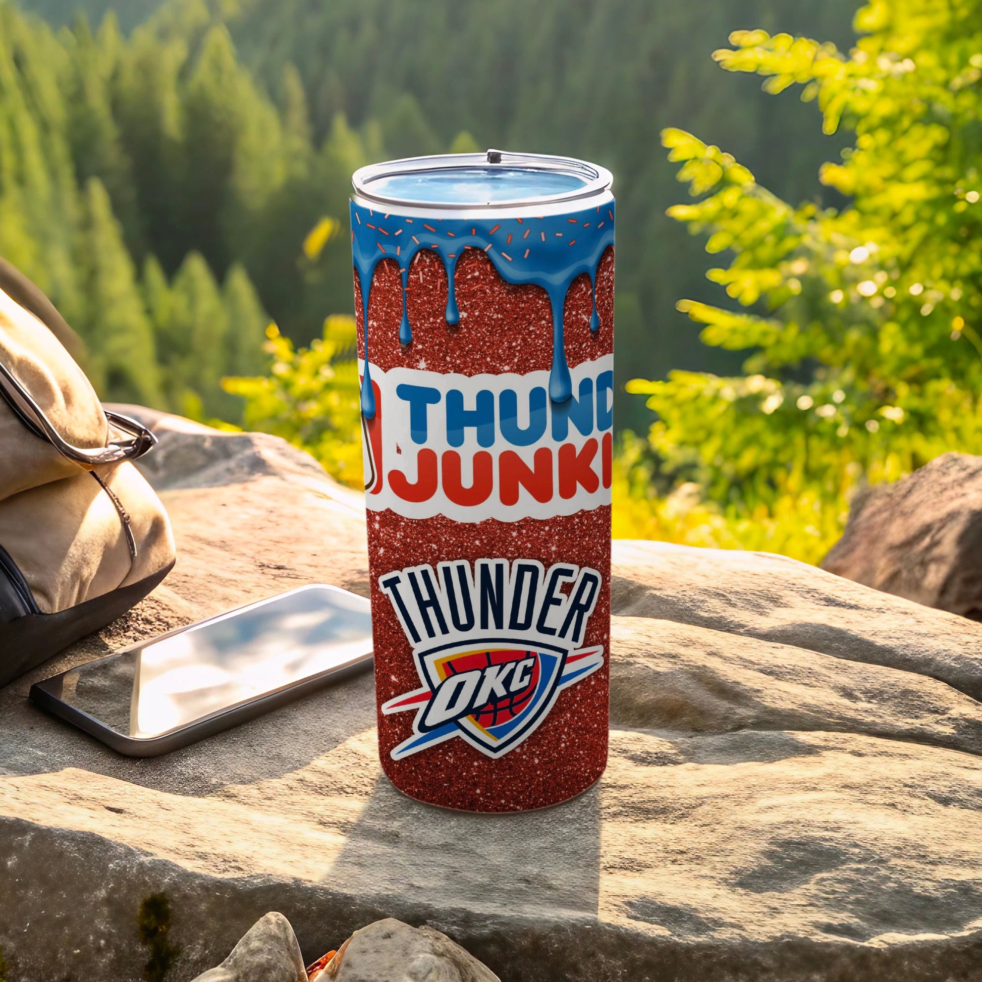 Thunder Junkie OKC Thunder Tumbler for Enthusiasts