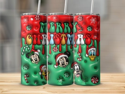 Merry Christmas Holiday Cheer Tumbler Perfect Gift