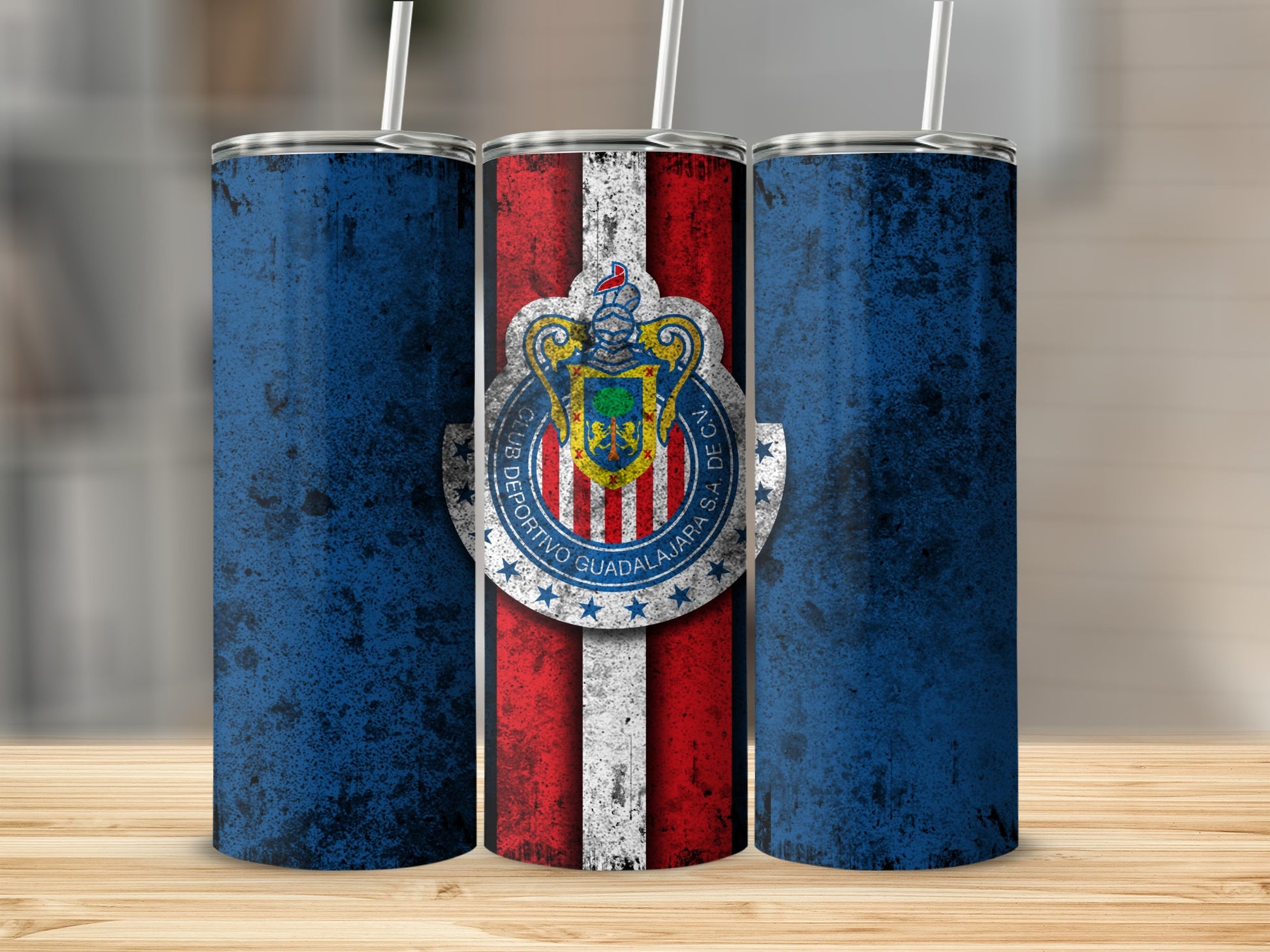 Guadalajara Soccer Team Logo Stainless Steel Tumbler