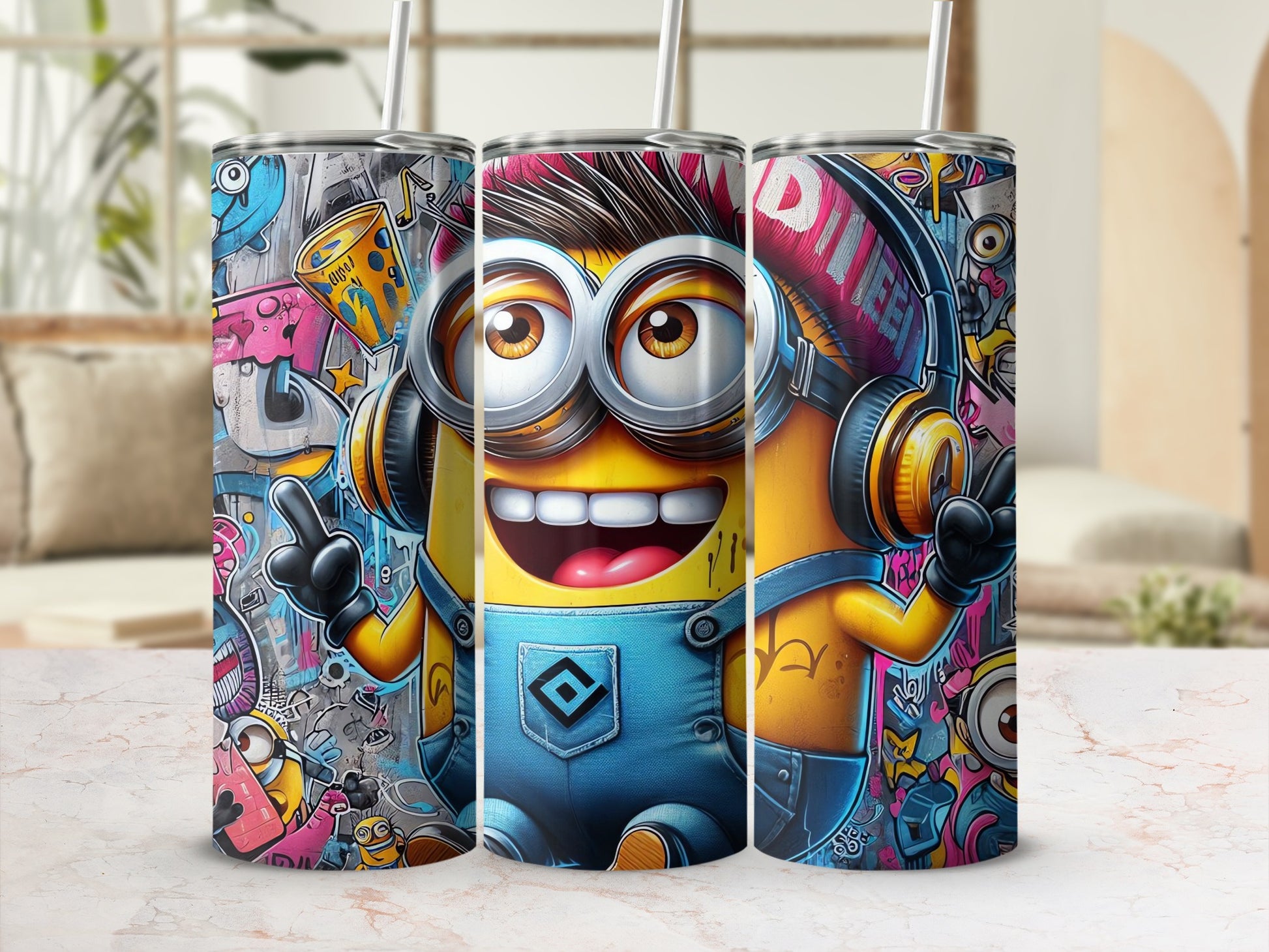 Fun Minion Themed Design Tumbler for All Ages