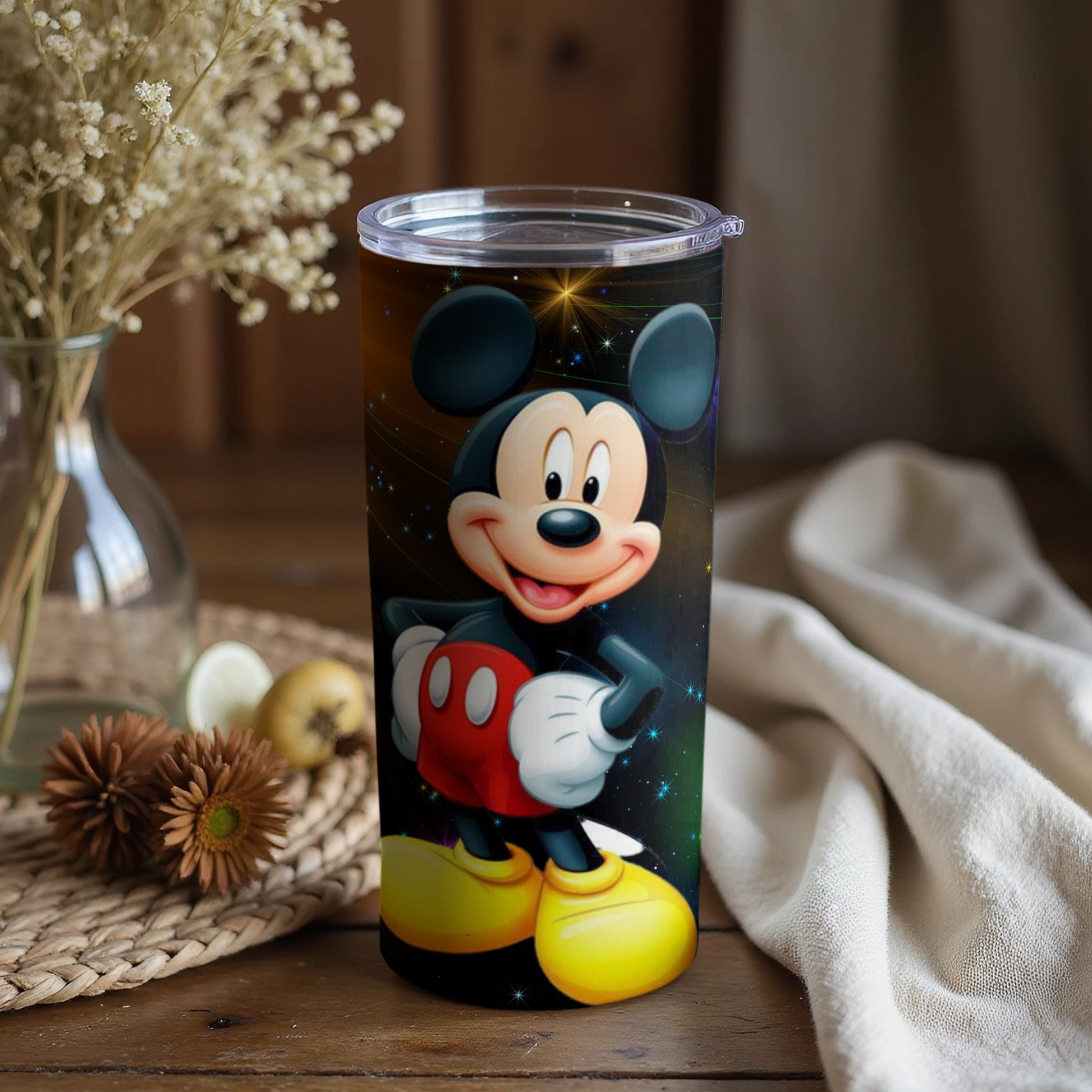 Adorable Mickey Mouse Tall Tumbler for Kids and Adults