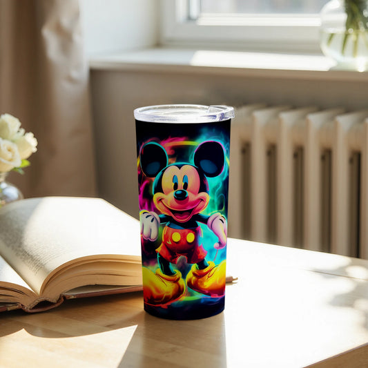 Character Art Tumbler With Vibrant Design