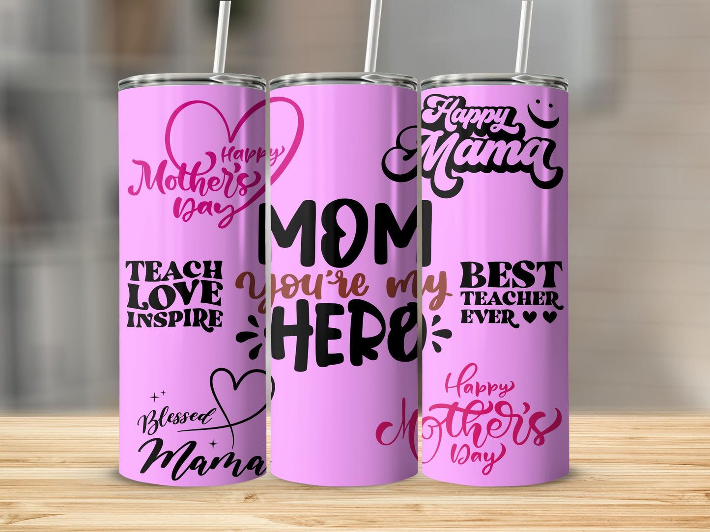 Happy Mother's Day Mom You're My Hero Tumbler