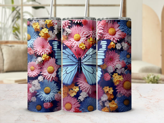 Intricate Blue Butterfly Colorful Flowers Bloom product type
Butterfly, Floral, Flower, Blue butterfly, Colorful flowers, Vibrant design, Nature art, Garden theme, Spring bloom, Summer pattern, Intricate detail, Beautiful art, Elegant decor, Aesthetic design, Pink flowers, Yellow flowers, White flowers, Digital art, Unique gift, Artistic pattern