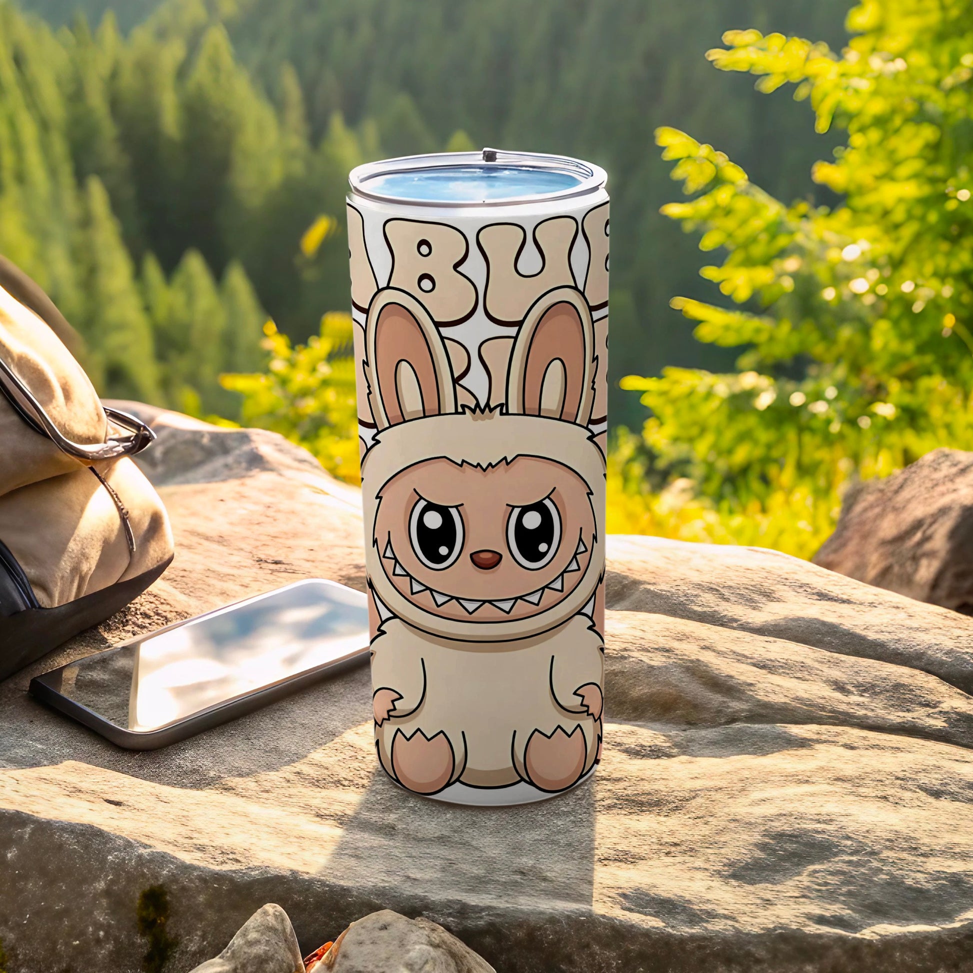 Cute Cartoon Monster Design Travel Tumbler product