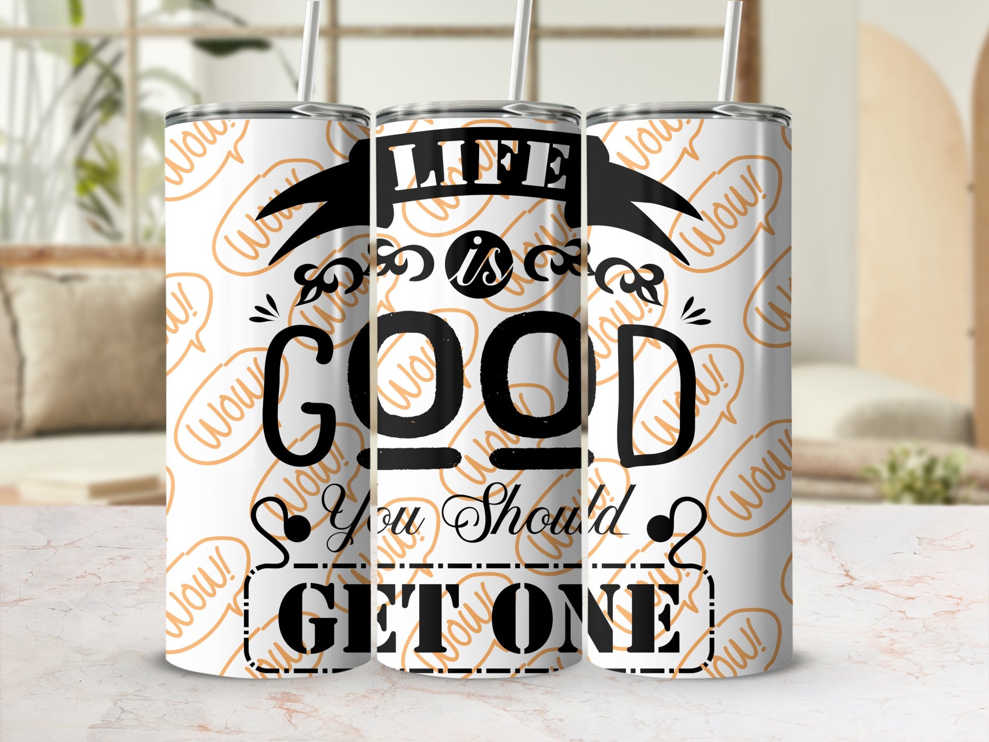 Life is Good You Should Get One Travel Tumbler