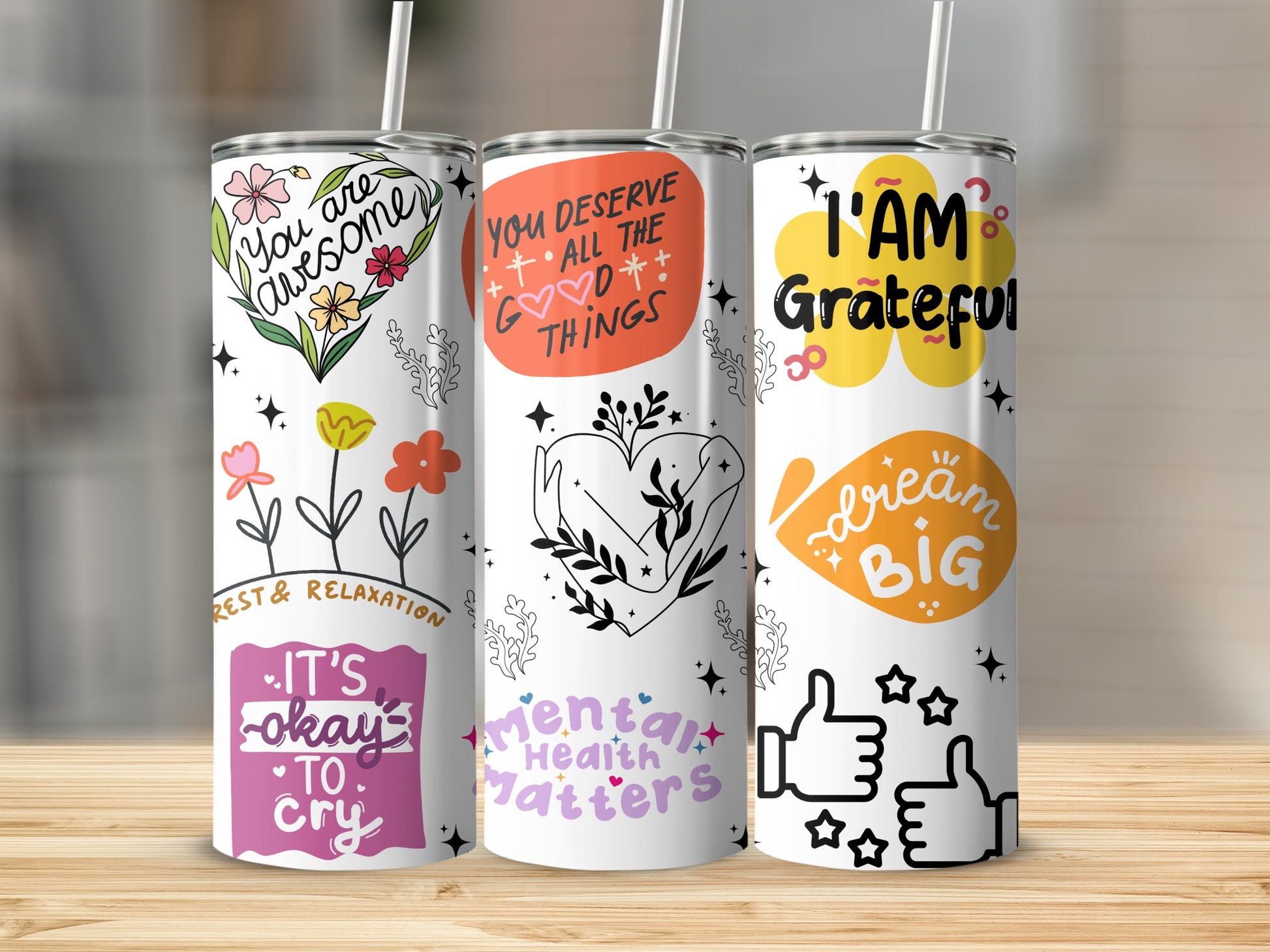 You Are Awesome Dream Big Grateful Mental Health Matters Product