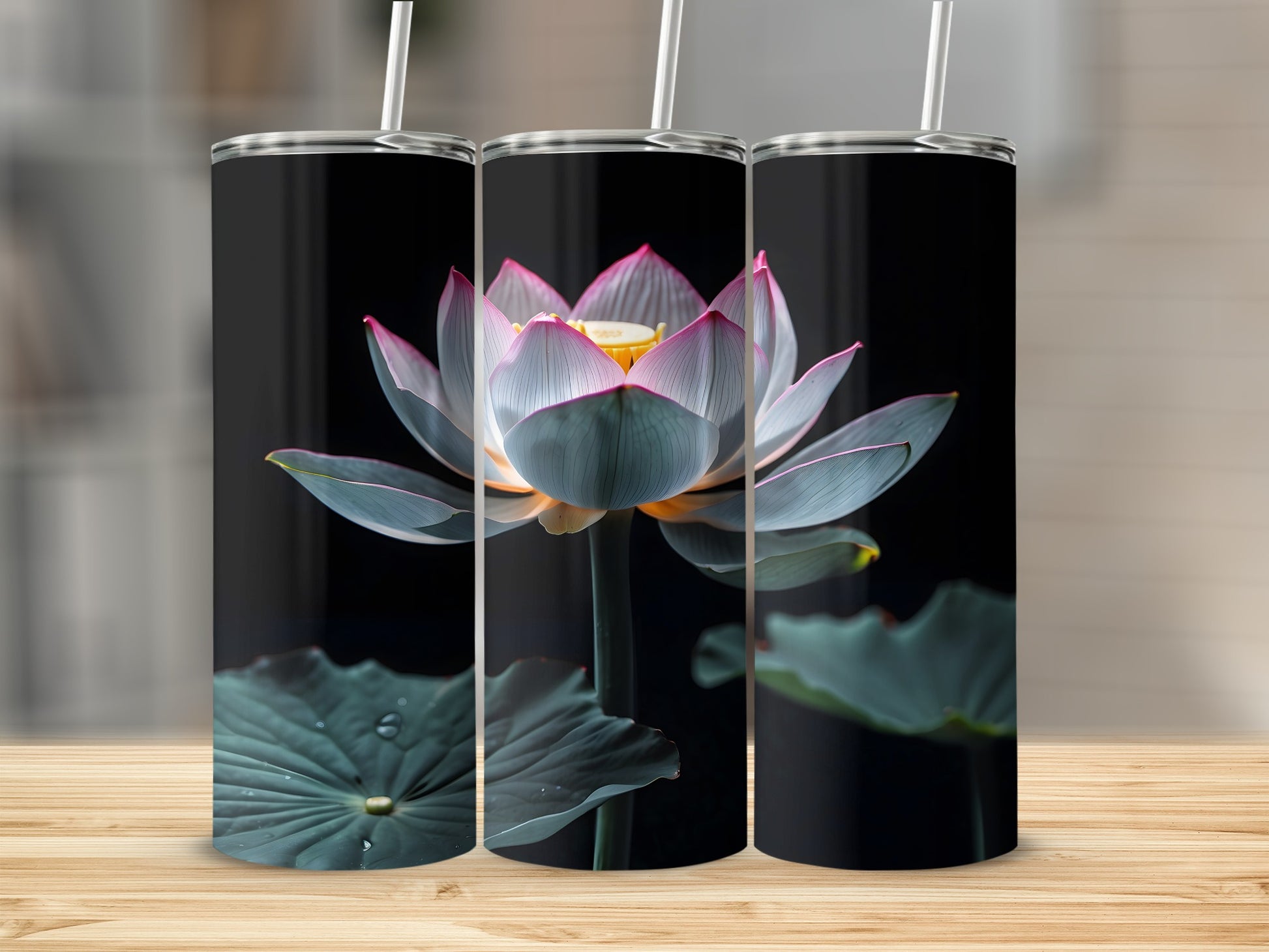 Elegant Lotus Flower Bloom Design Tumbler product type