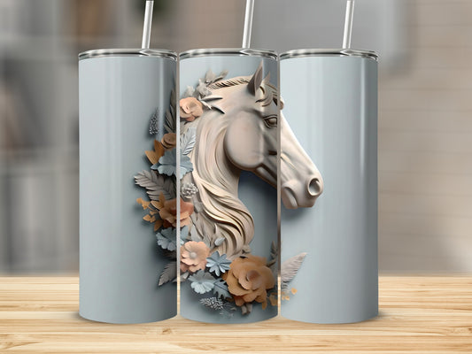 Exquisite Horse Art Design Tumbler Perfect Gift Choice