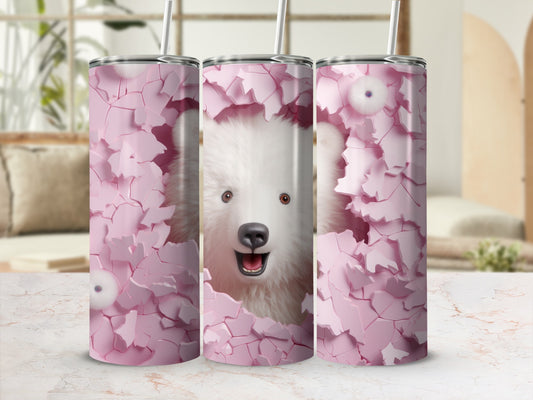 Smiling White Fluffy Dog Pink Shattered Look product type
Smiling Dog, White Fluffy, Cute Puppy, Pink Shattered, Animal Design, Pet Lover, Cartoon Dog, Happy Canine, Cracked Wall, Kawaii Dog, Unique Tumbler, Fun Drinkware, Gift Idea, Dog Art, Playful Design, Adorable Pet, Custom Tumbler, Trendy Drink, Samoyed Inspired, Pop Art Style