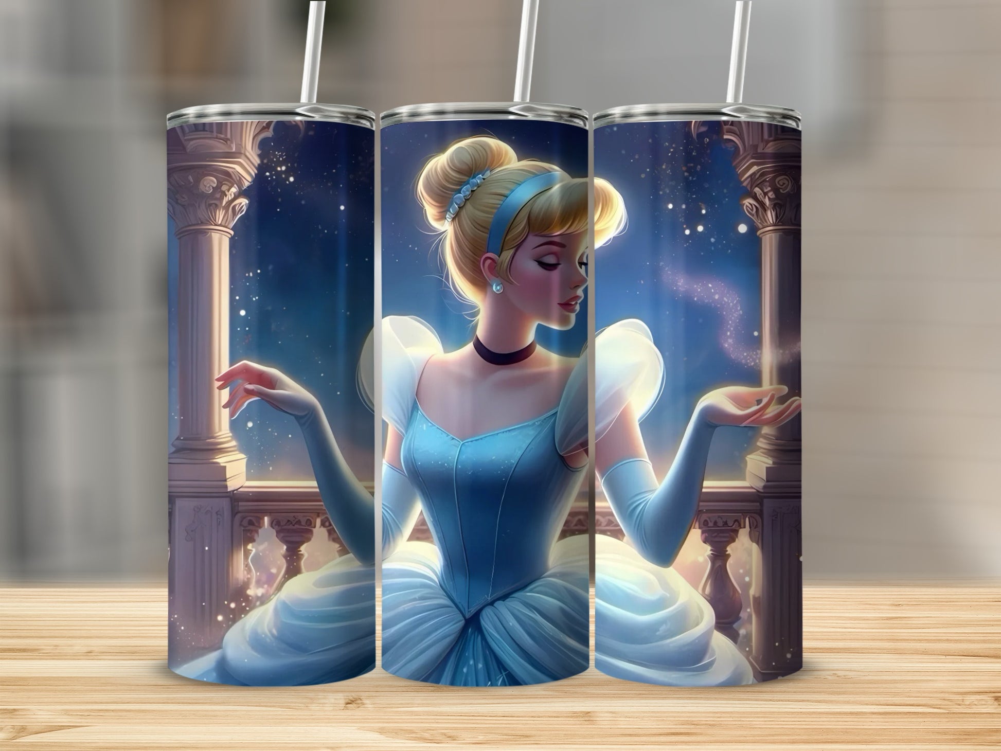 Enchanted Princess Tumbler with Elegant Design