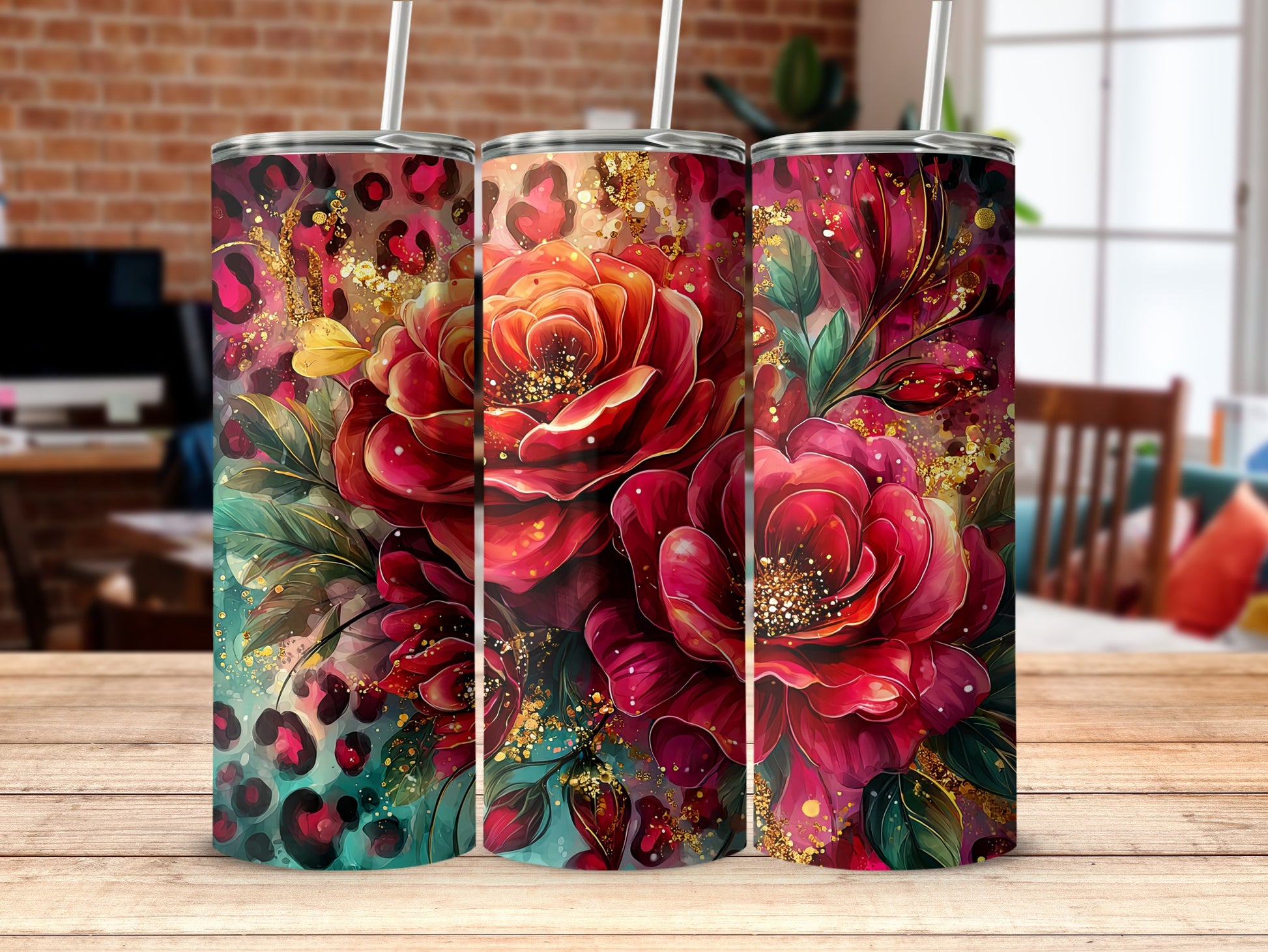 Vibrant and Stylish Floral Tumblers for Everyday Use