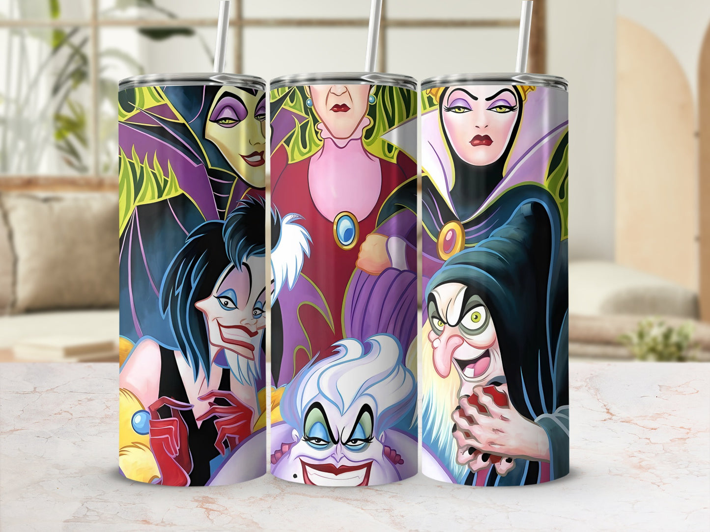 Villain Characters Art Design Tumbler Cup Product
