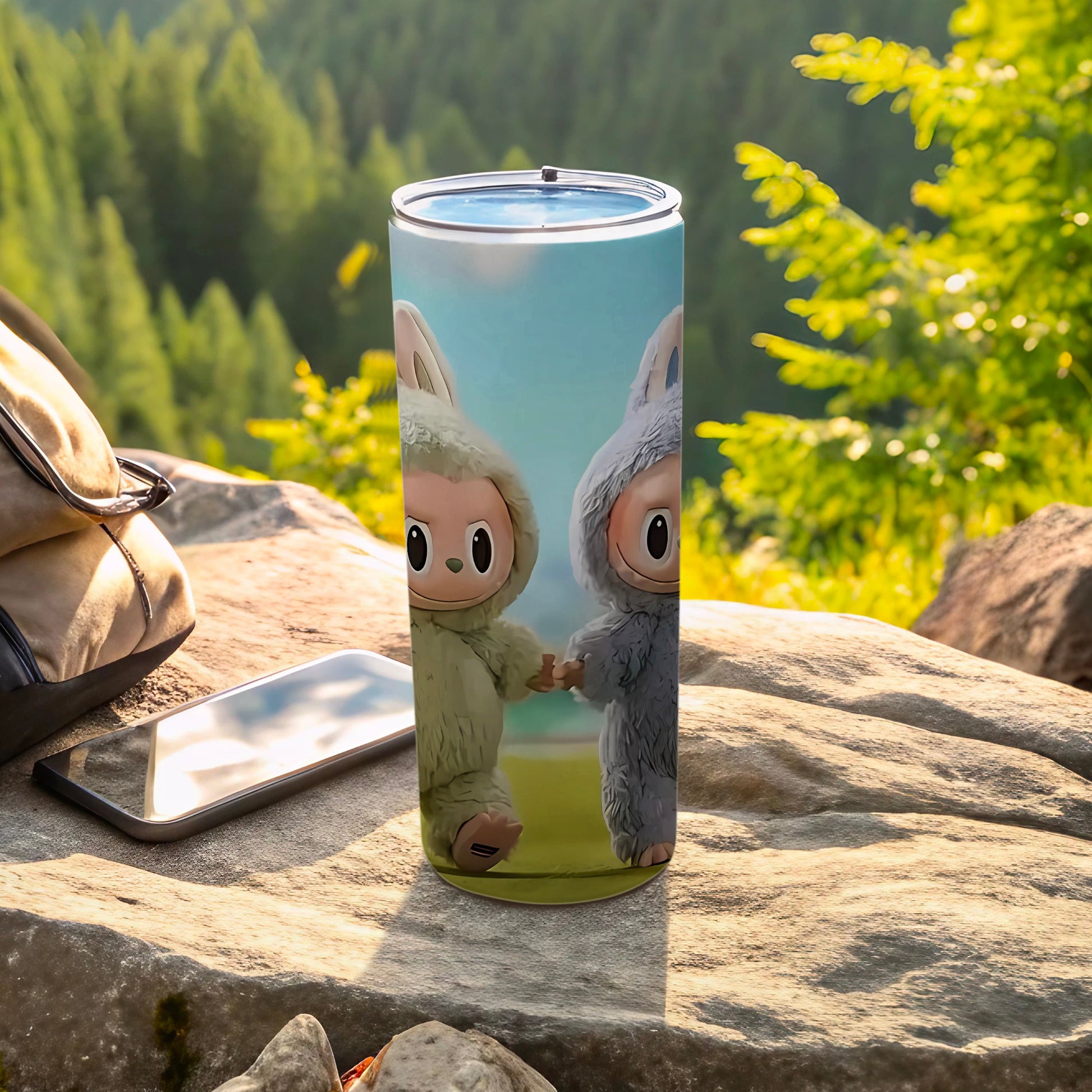 Cute Cartoon Critters Insulated Travel Tumbler Cup