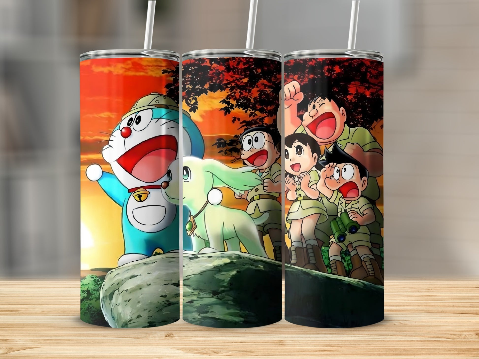 Adventure Anime Theme Stainless Steel Tumbler Set