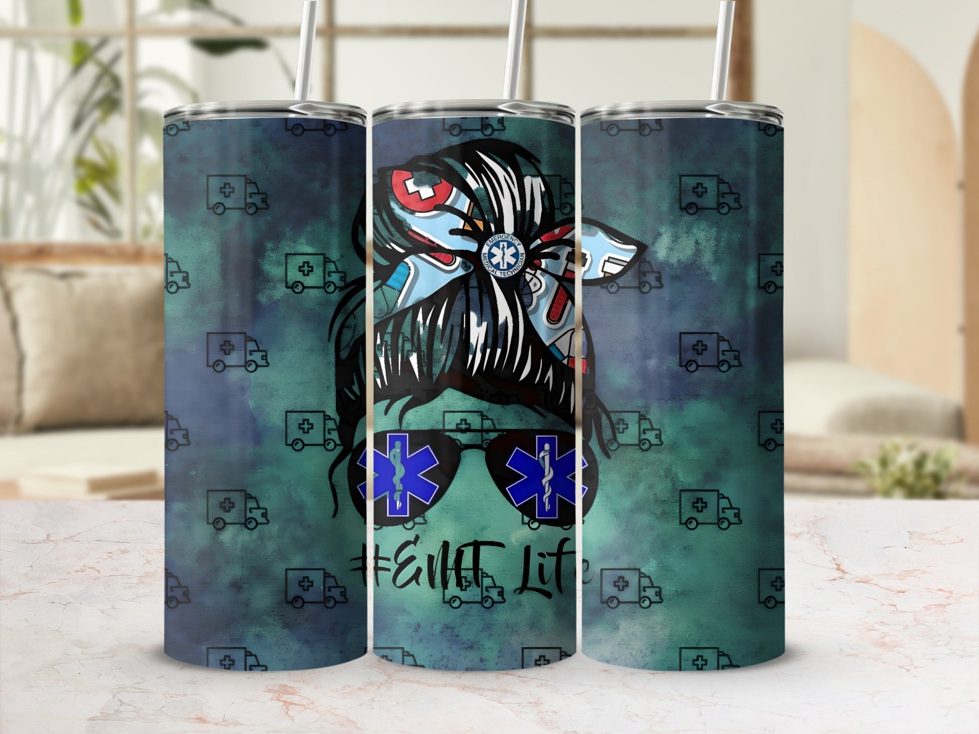 EMS Life Design Travel Tumbler for Medical Professionals