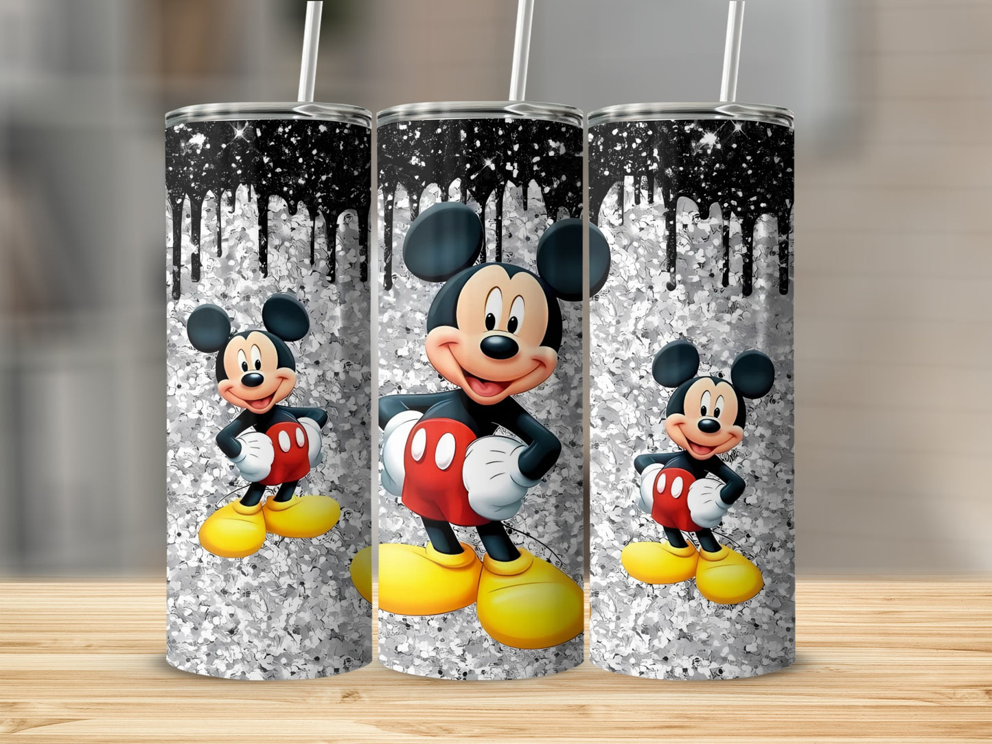 Sparkling Mickey Mouse Tumbler Large Capacity Tumbler