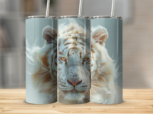 Majestic White Tiger Face Design Tumbler product type
White tiger, Tiger face, Big cat, Wild animal, Animal print, Exotic animal, Predator, Jungle cat, Nature design, Wildlife art, Tumbler, Drinkware, Beverage holder, Insulated cup, Travel mug, Animal lover gift, Safari theme, Unique design, Eye catching, Fierce animal