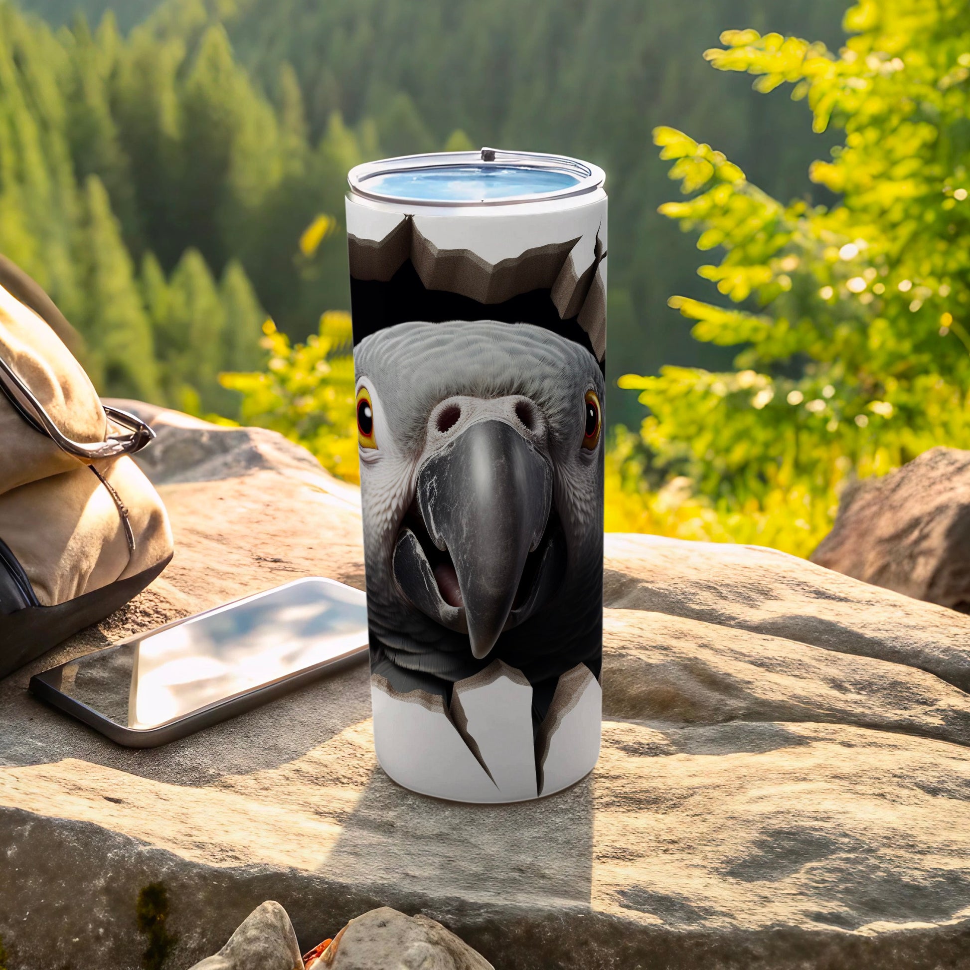 African Grey Parrot Breakthrough Tumbler Product Type

Tumbler
Parrot
AfricanGreyParrot
Bird
Breakthrough
CrackedDesign
3DEffect
AnimalPrint
Wildlife
Drinkware
Nature
Outdoors
TravelGear
GiftIdea
UniqueTumbler
GraphicDesign
InsulatedTumbler
Adventure
FunnyParrot
BirdLover