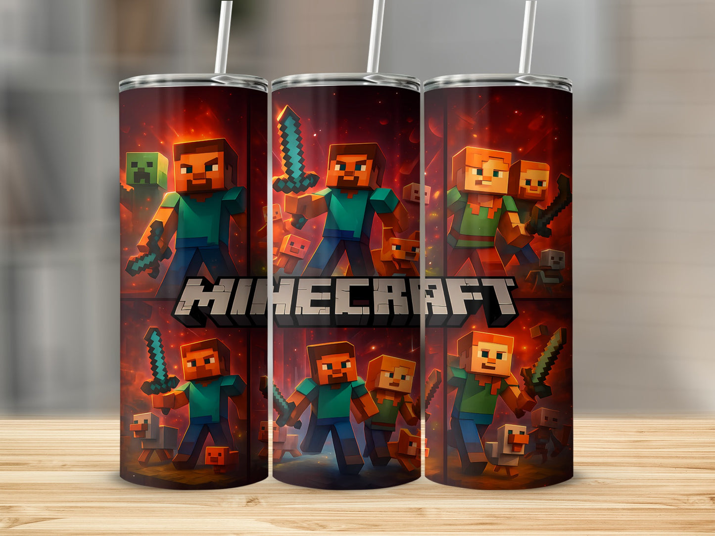 Cool Minecraft Design Tall Cup Tumbler Product