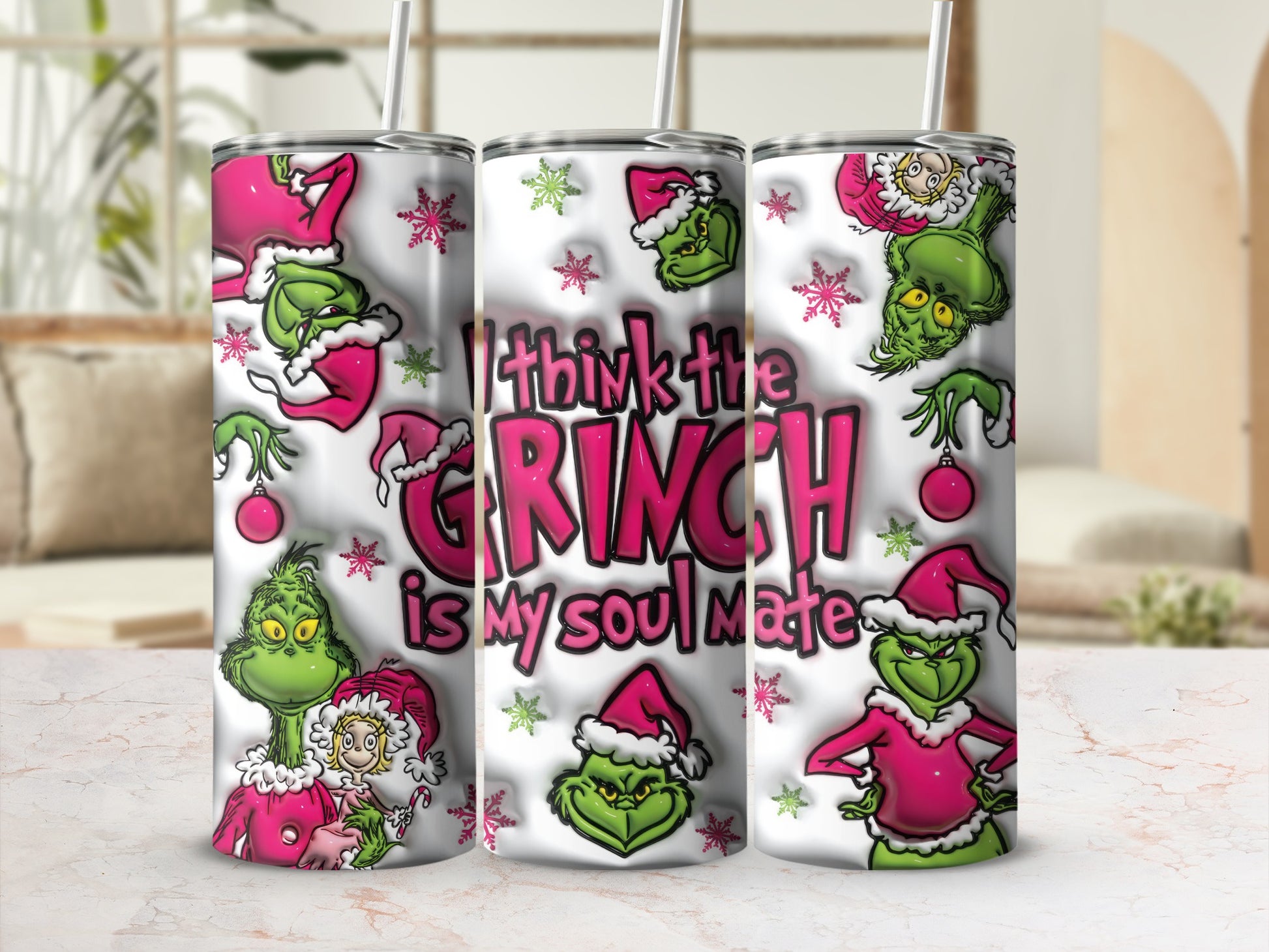 I think the Grinch is my soulmate tumbler product