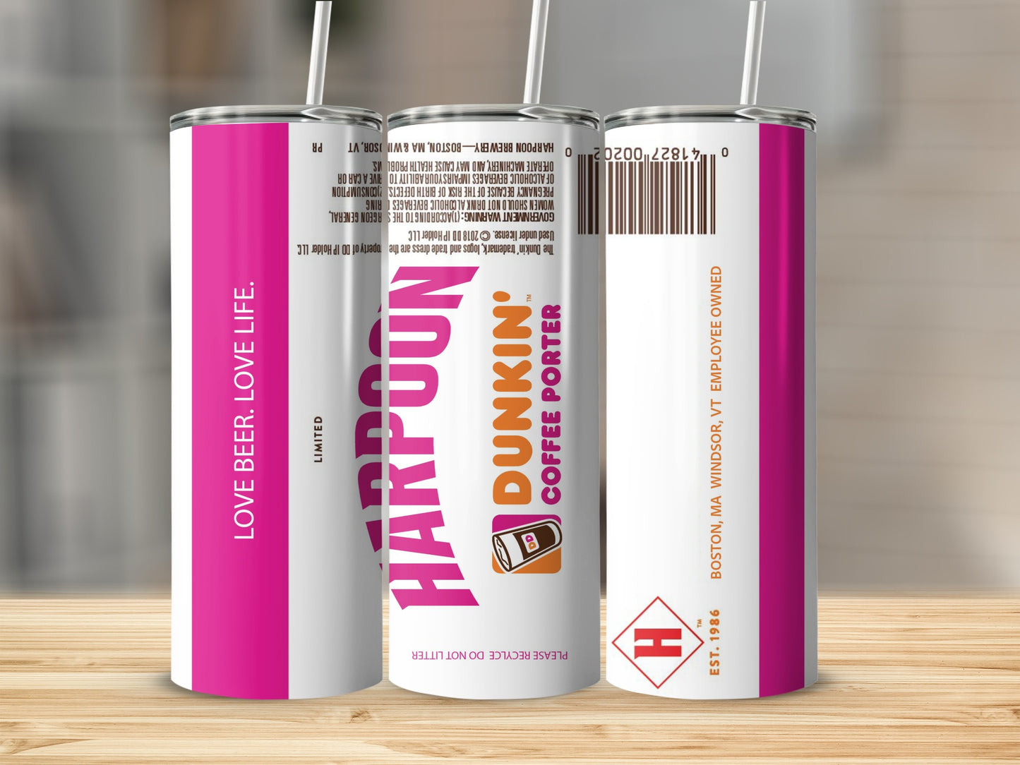 LOVE BEER LOVE LIFE HARPOON DUNKIN COFFEE PORTER product type