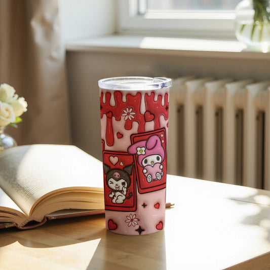 Cute Dripping Design Insulated Tumbler Cup For Everyday Use