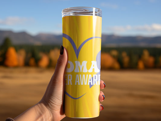 Ovarian Cancer Awareness Yellow Tumbler Product