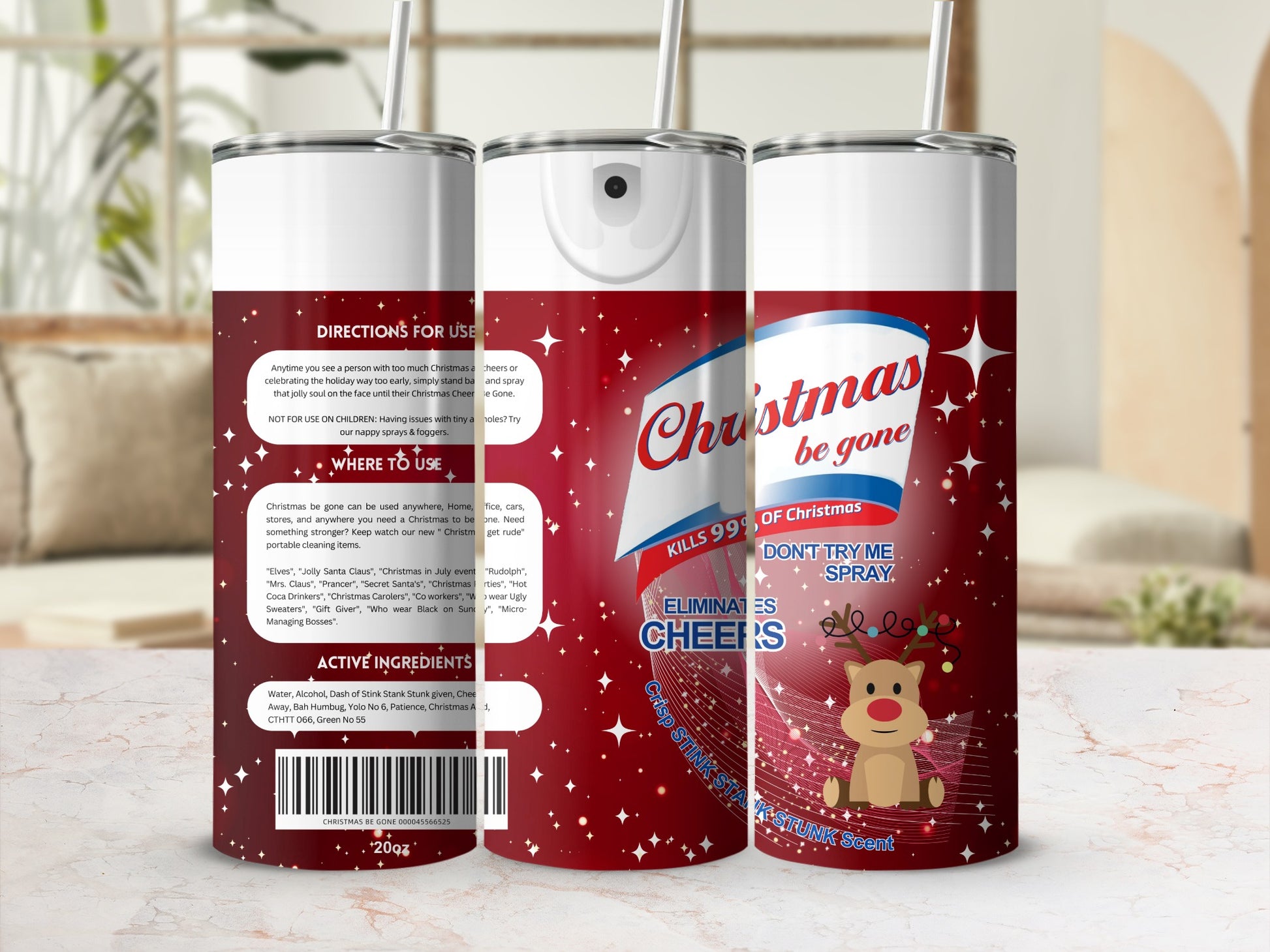 Christmas Be Gone Spray Eliminates Holiday Cheer