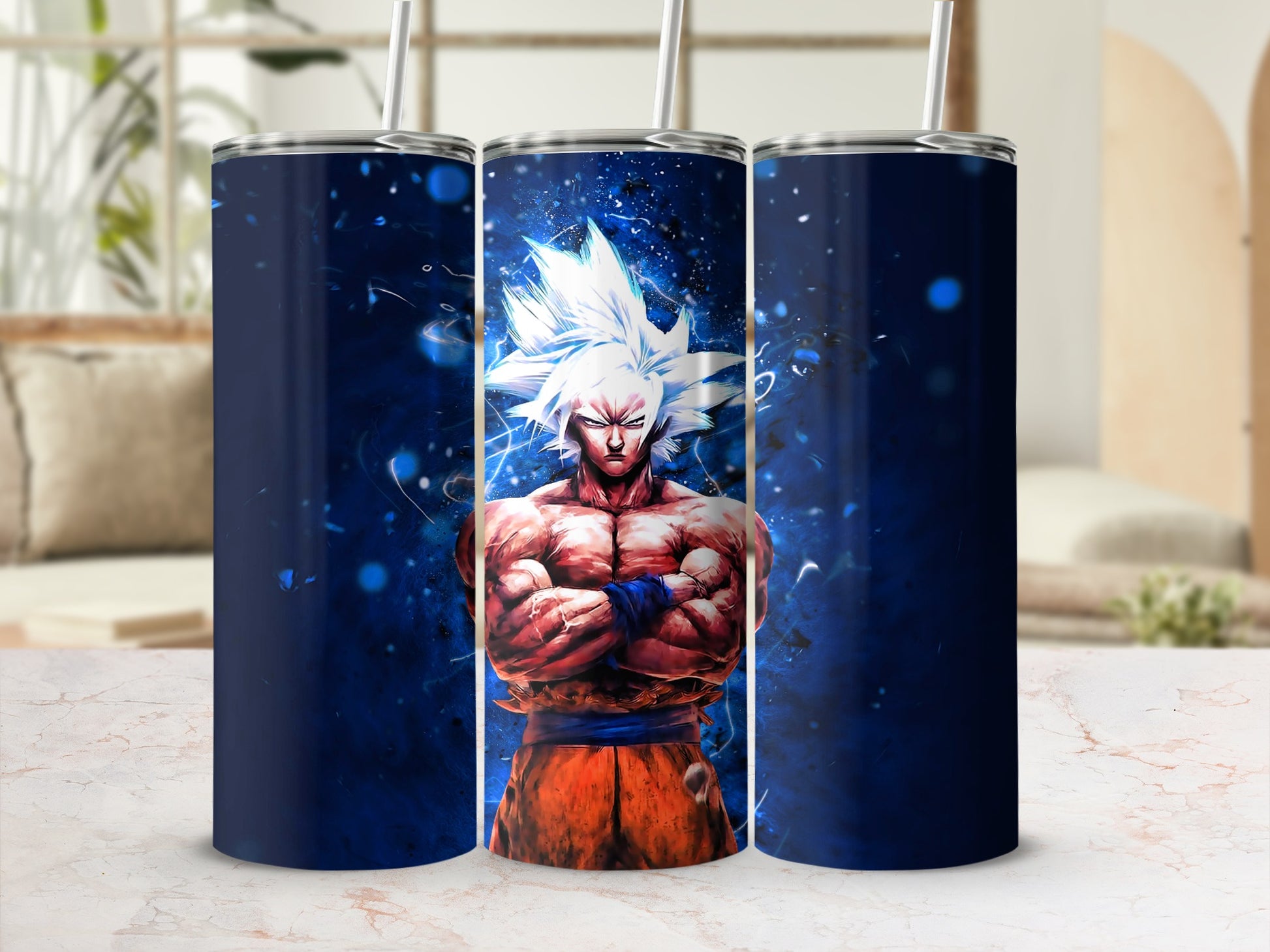 Ultra Instinct Warrior Character-Themed Tumbler