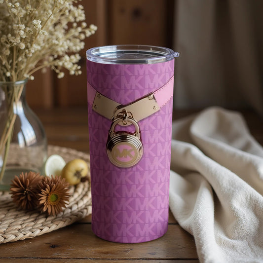 Fashionable MK Inspired Travel Tumbler for Beverages