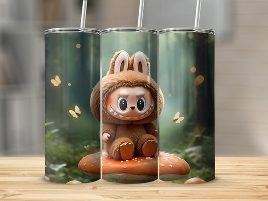 Cute Forest Creature on Mushroom Tumbler Product