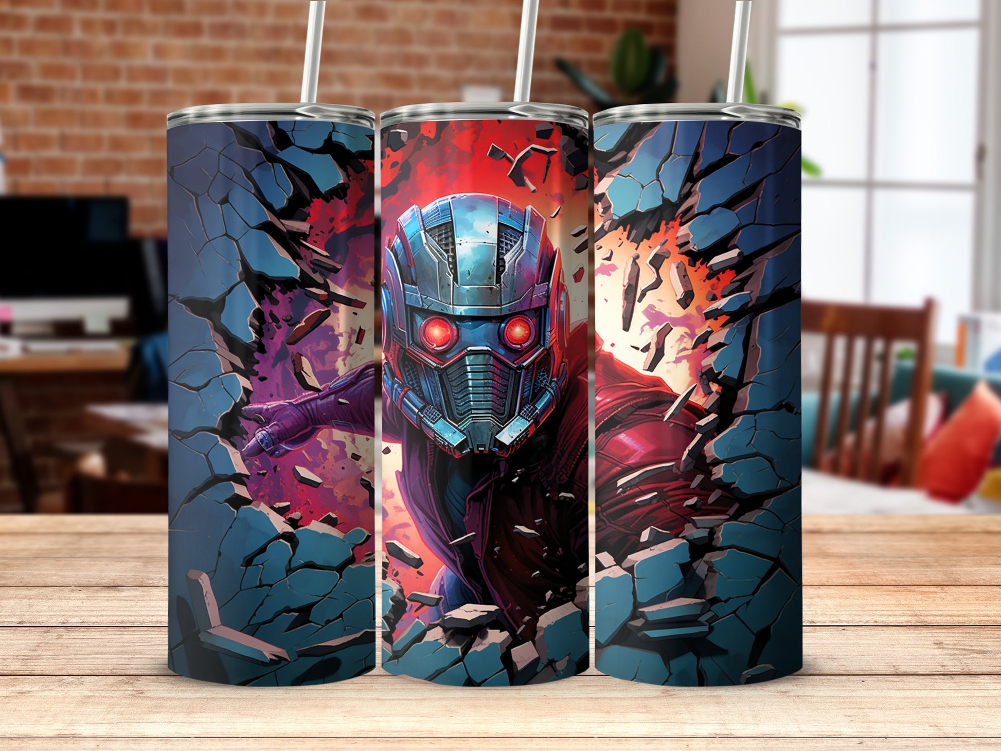 Vibrant Design Insulated Tumbler Stunning Drinkware