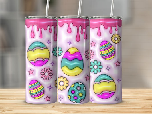 Easter Eggs Flowers Stars Dripping Icing Tumbler product type