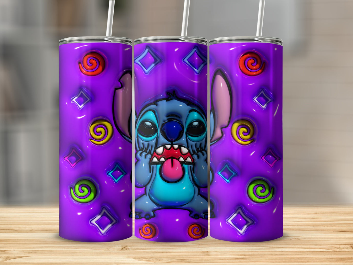 Vibrant Animated Character Themed Insulated Tumbler