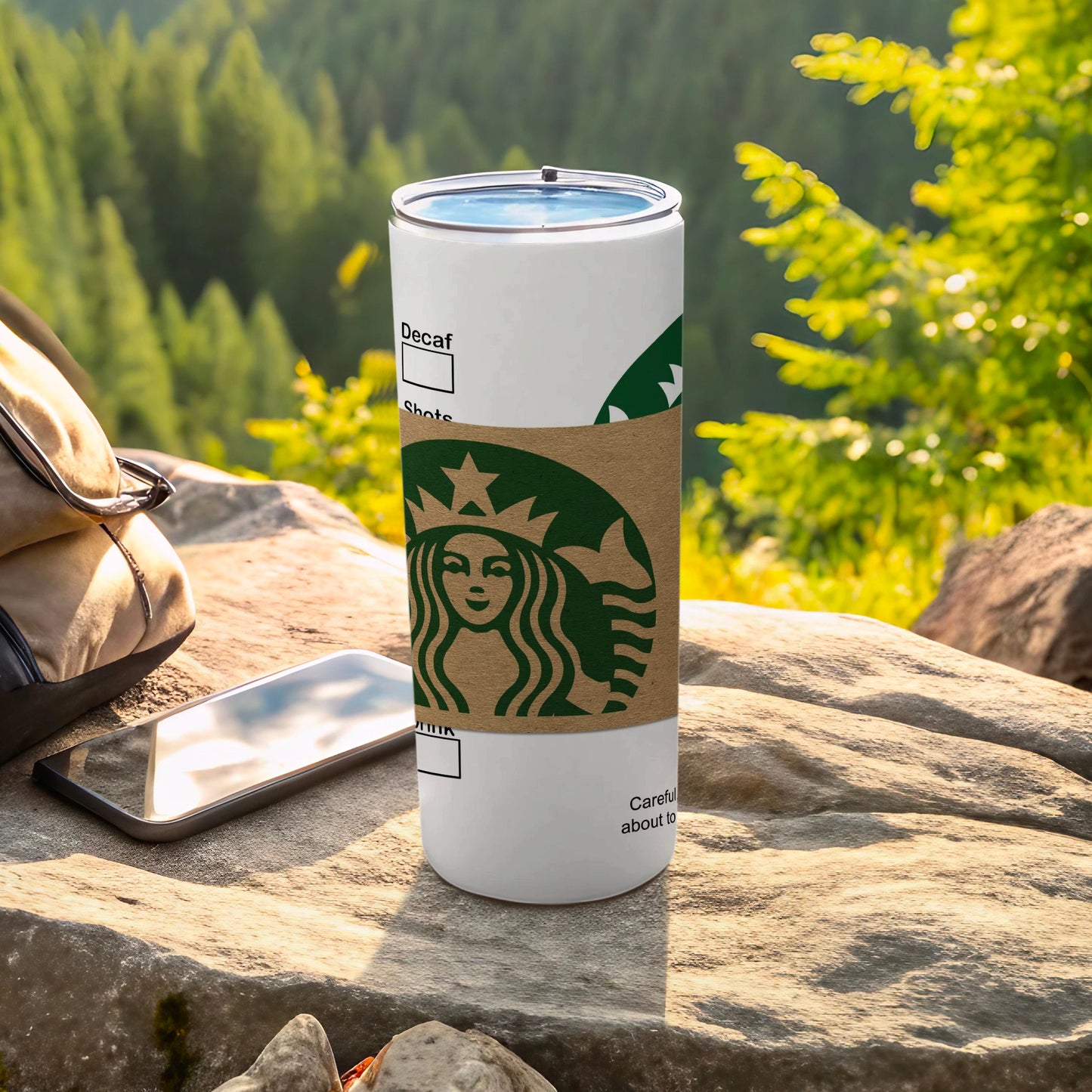 Starbucks Siren White Tumbler Decaf Shots Careful about to product type