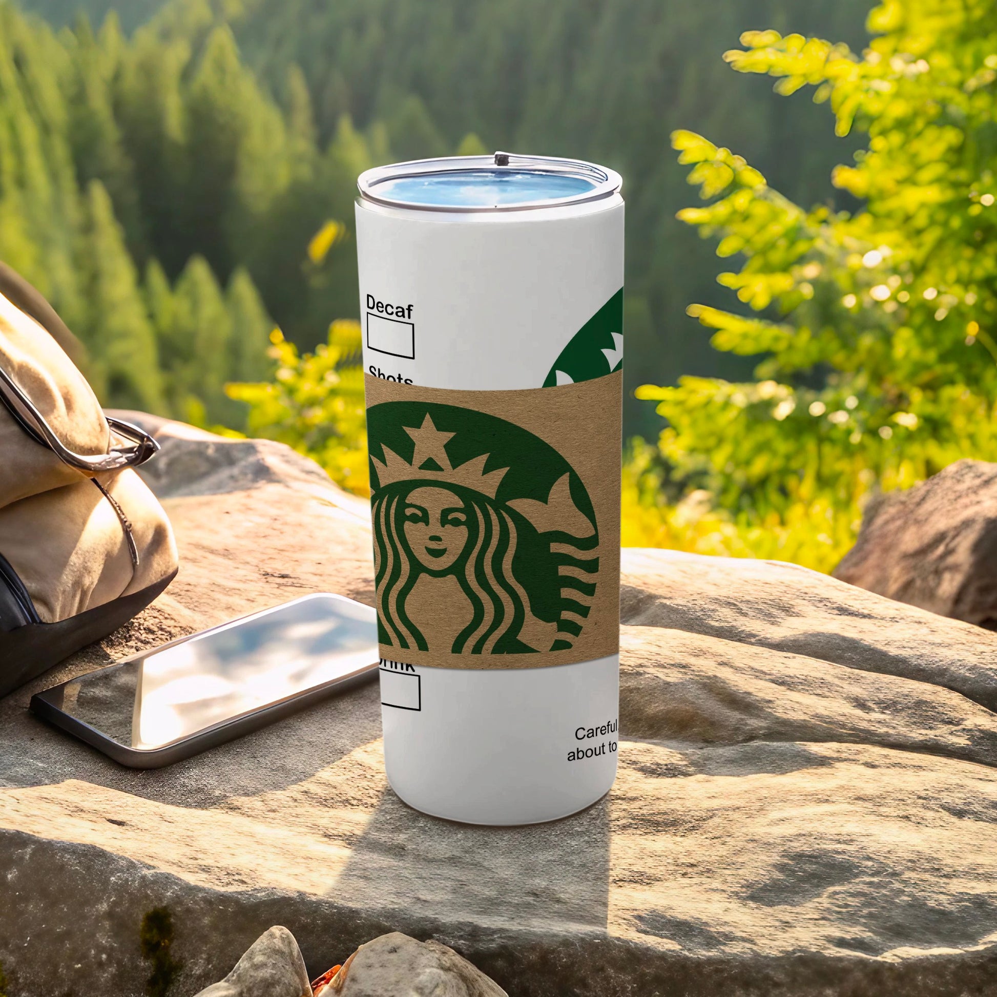 Starbucks Siren White Tumbler Decaf Shots Careful about to product type