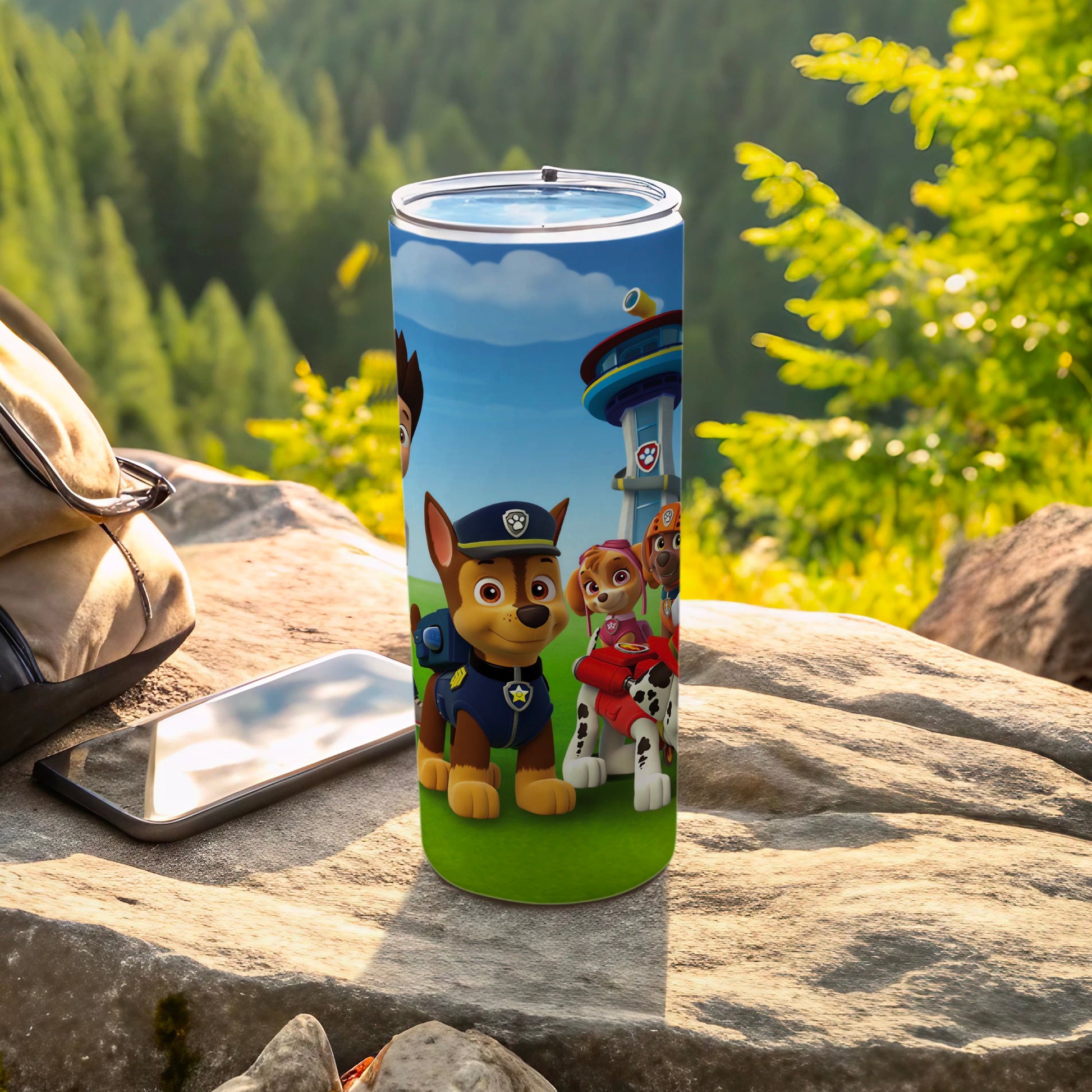 Colorful Kids Cartoon Themed Tumbler Flask