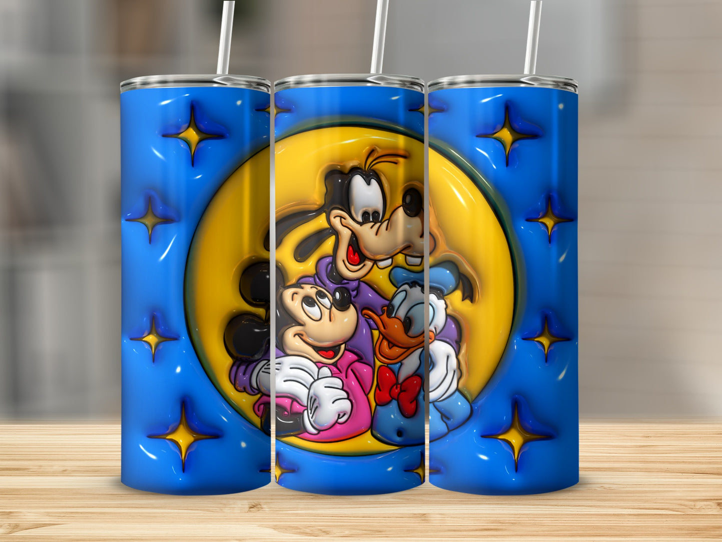 Colorful Cartoon Character Tumbler Design Stainless Steel