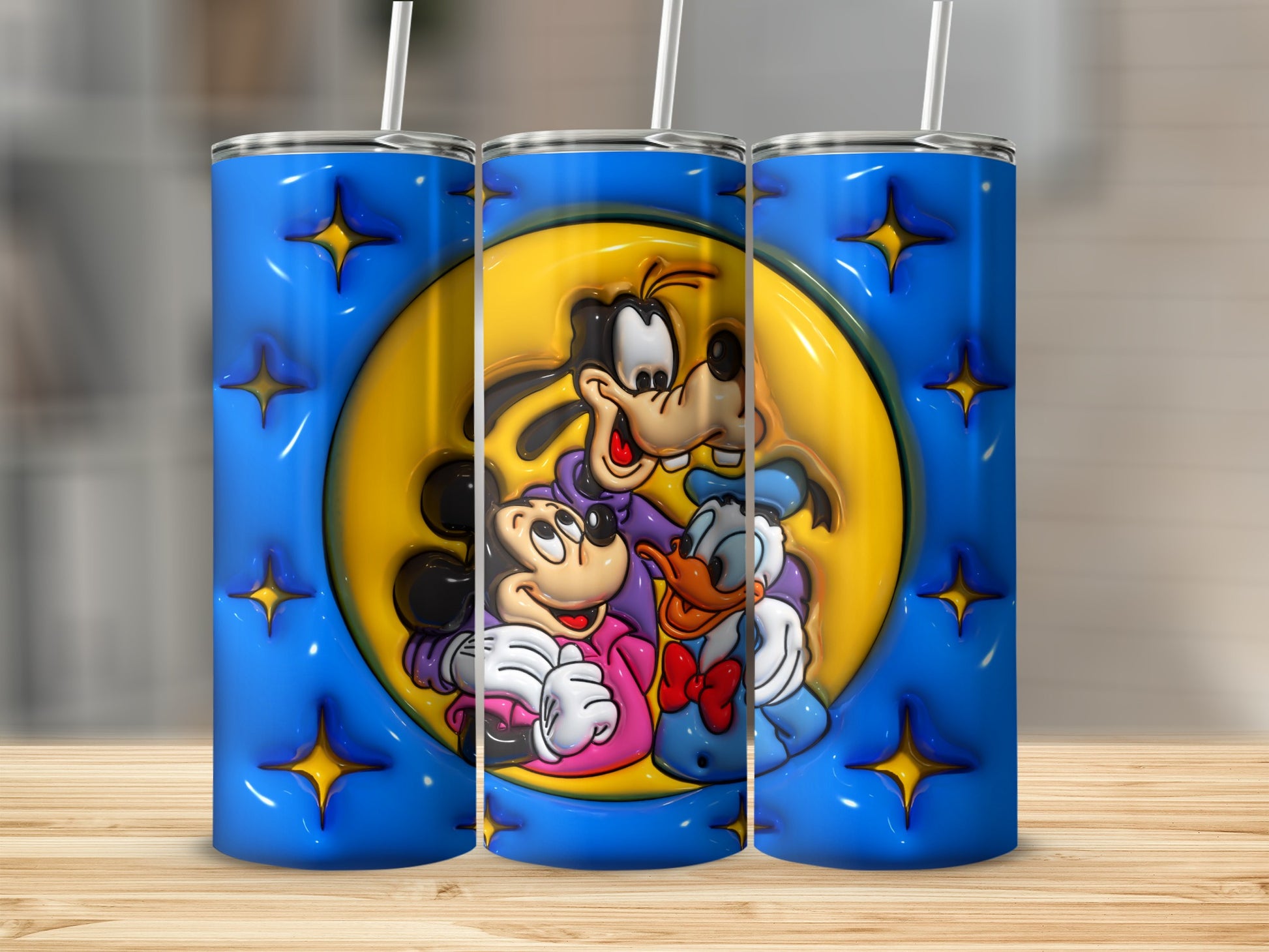 Colorful Cartoon Character Tumbler Design Stainless Steel