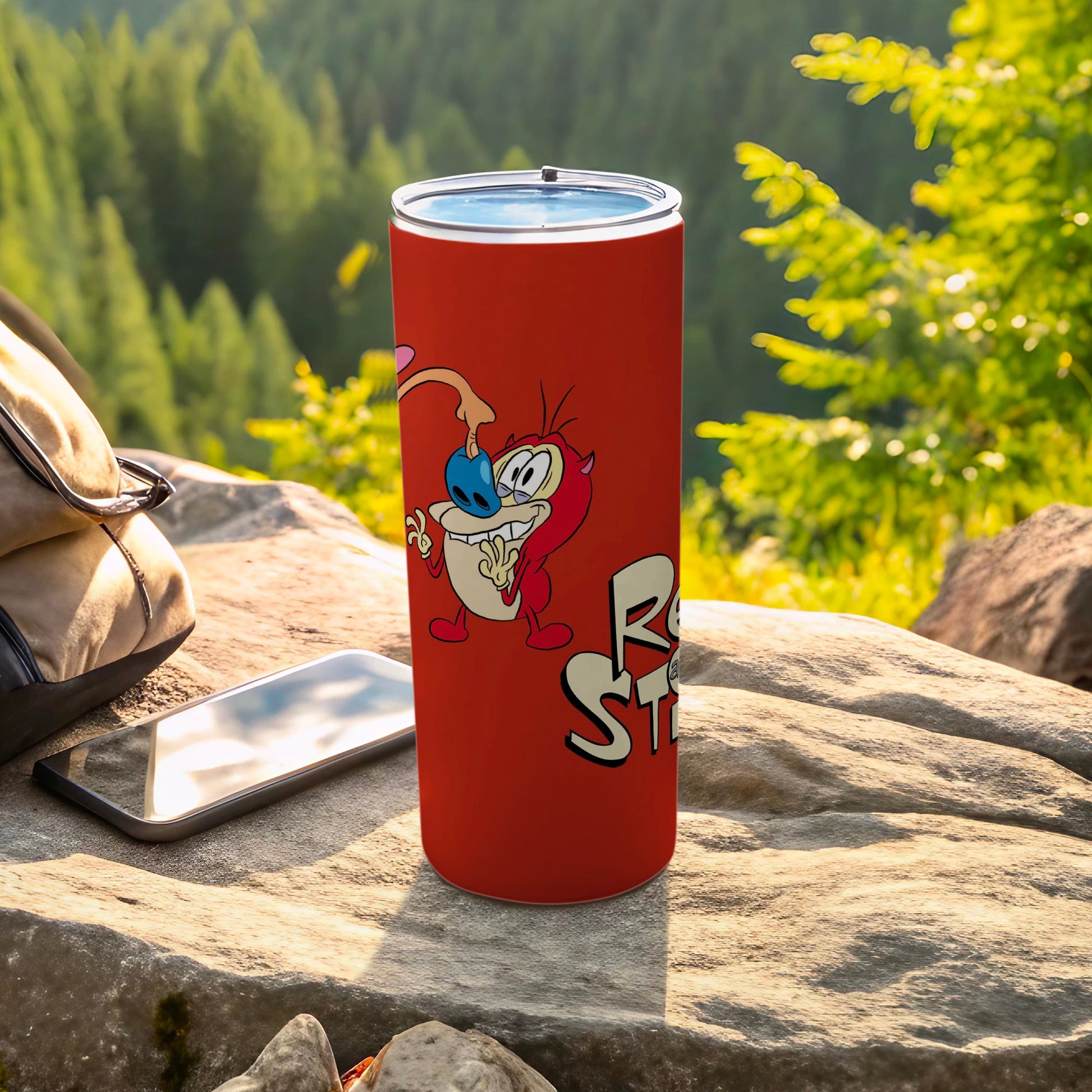 Ren and Stimpy Cartoon Character Tumbler