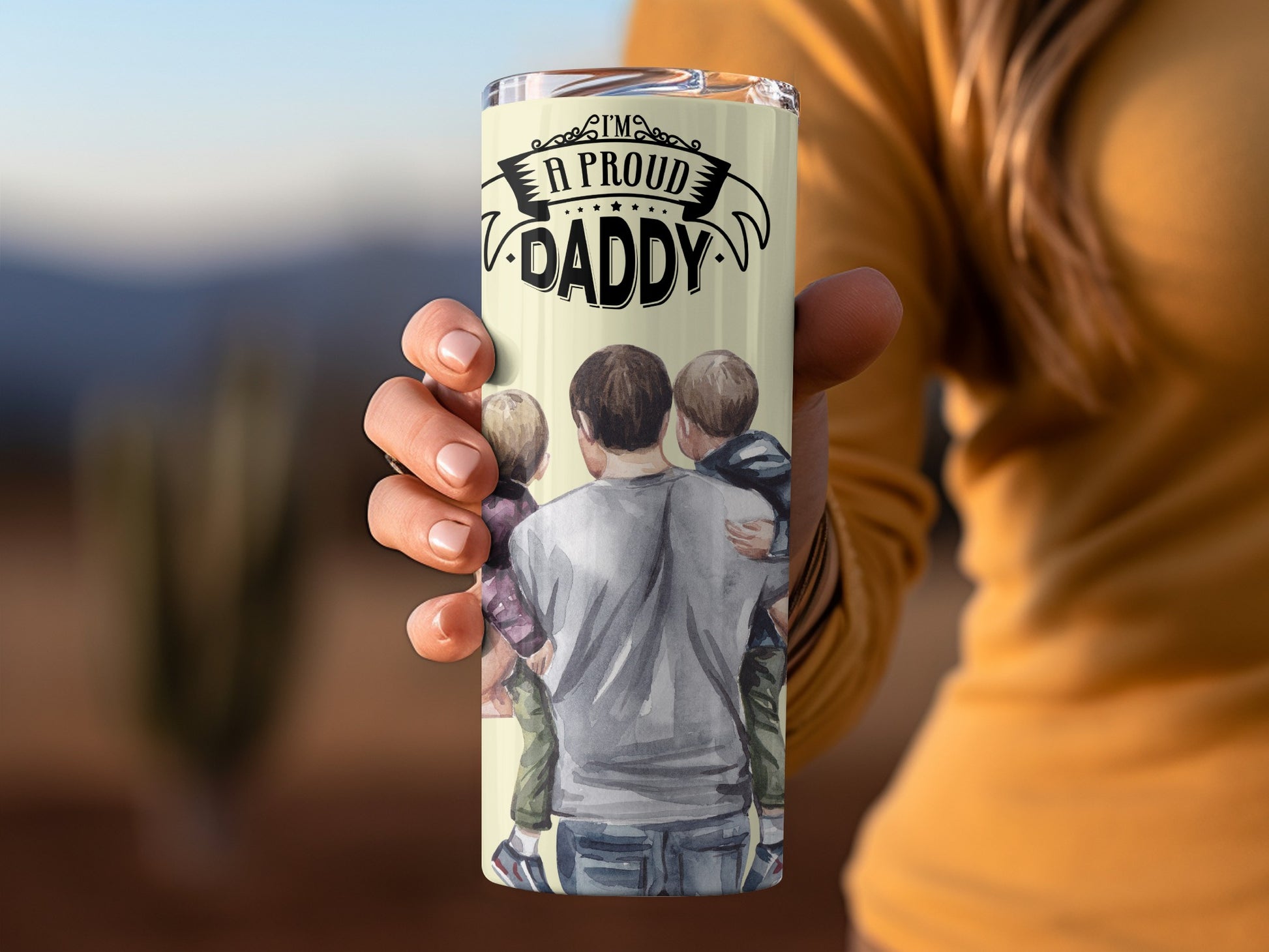 I'm A Proud Daddy Father's Day Gift Tumbler Cup