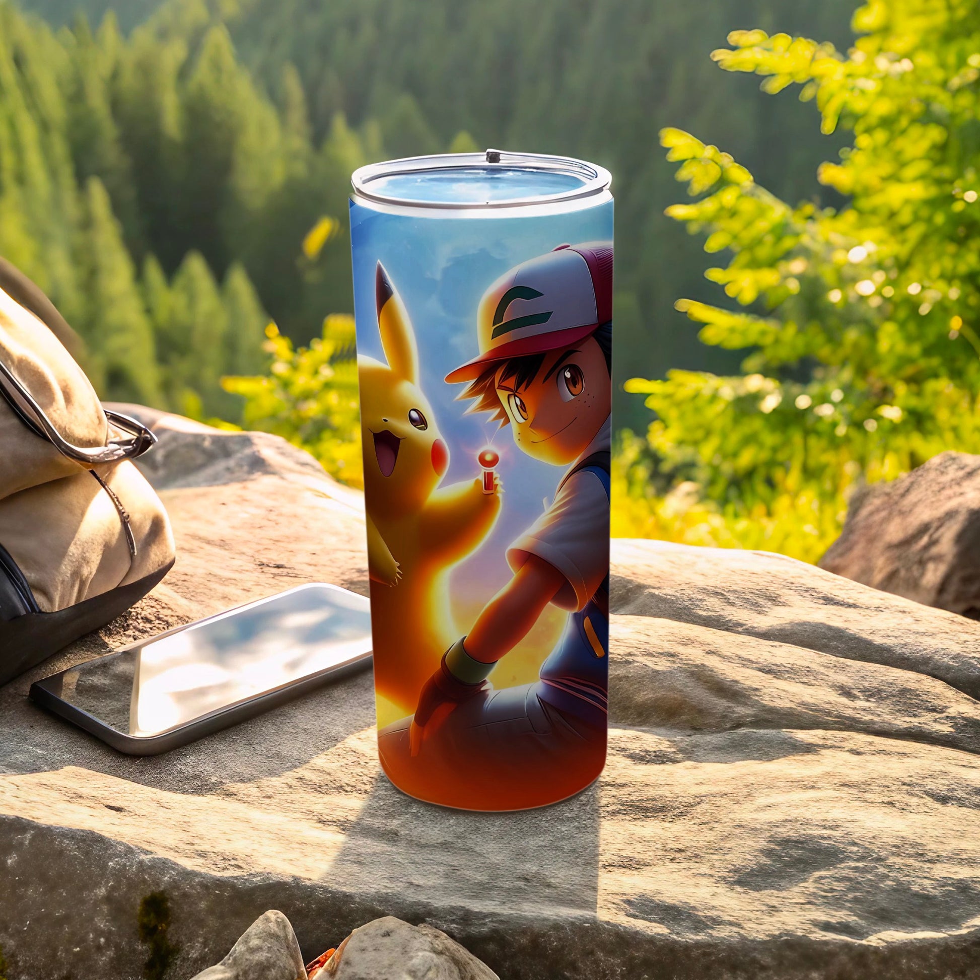 Colorful Character Adventure Design Insulated Bottle