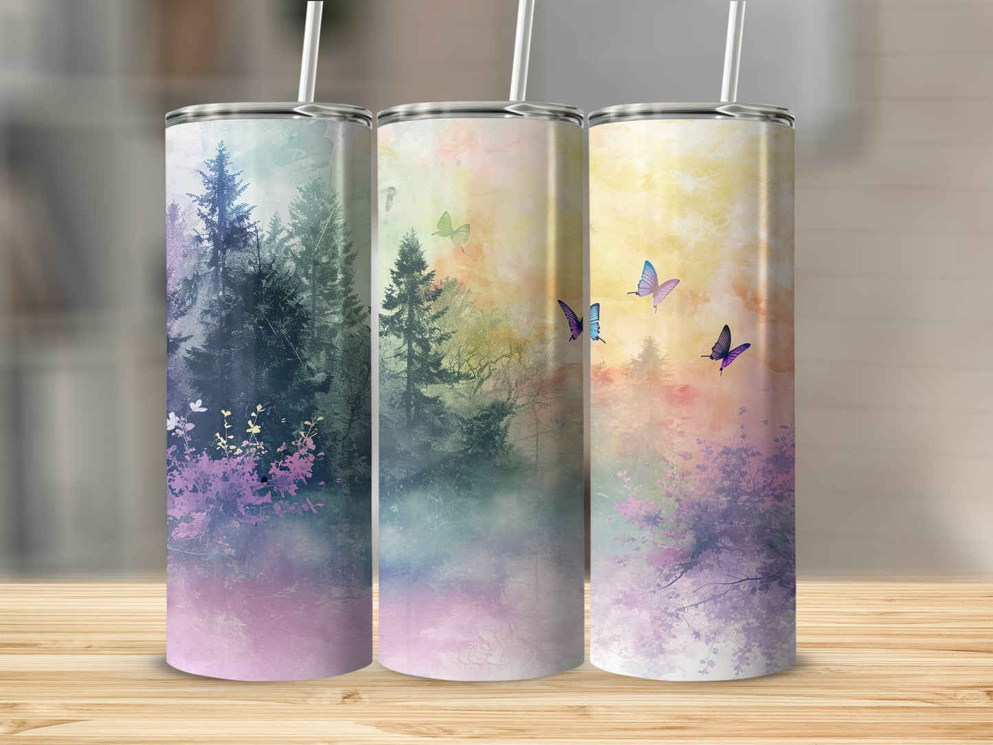 Forest Butterfly Watercolor Tumbler Dreamscape product type
Forest
Trees
Pine trees
Butterfly
Butterflies
Watercolor
Misty forest
Dreamy design
Sunset colors
Sunrise colors
Nature scene
Tumbler wrap
Drinkware
Sublimation
Tumbler design
Purple Pink
Green Blue
Yellow Orange
Aesthetic
Woodland